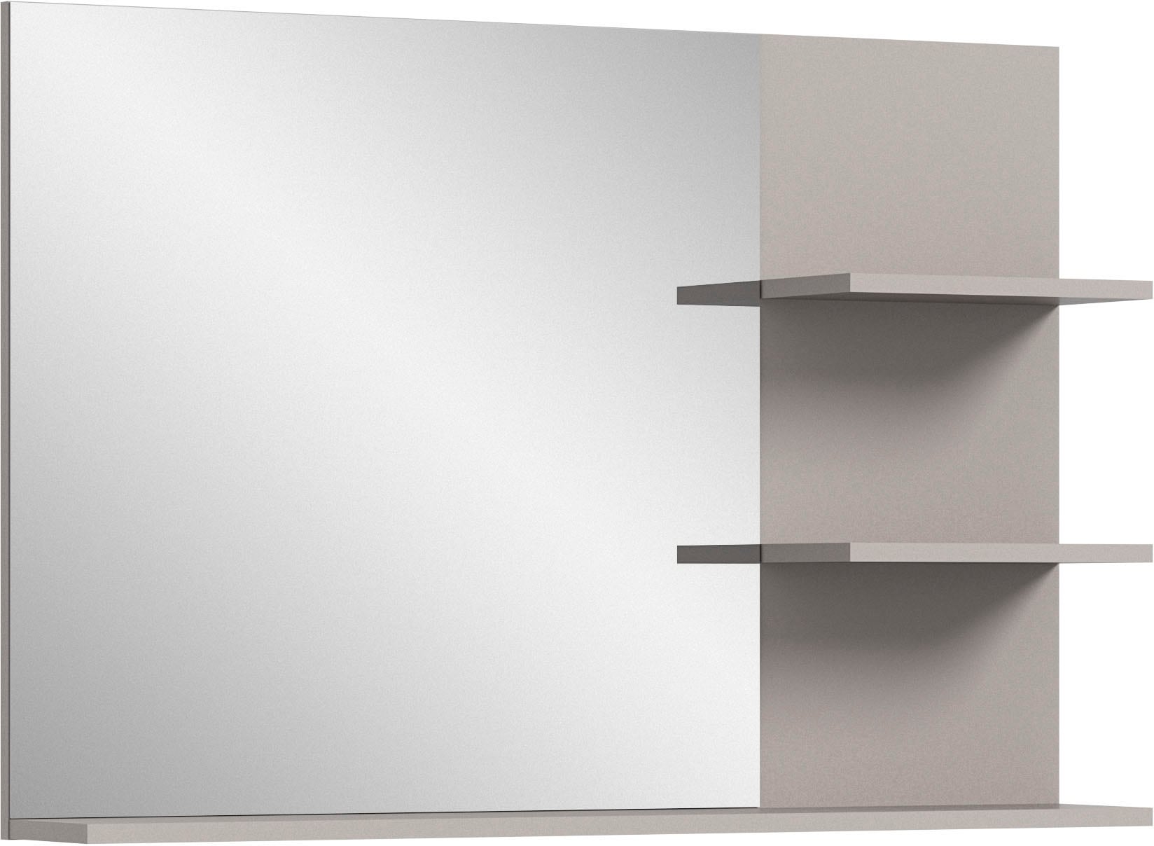 INOSIGN Spiegel »Skygge, Breite 100 cm, 3 Ablageböden, hochwertiges Spiegelglas«, (1 St.), Badmöbel, Spiegel, Wandspiegel, Bad, Badezimmer