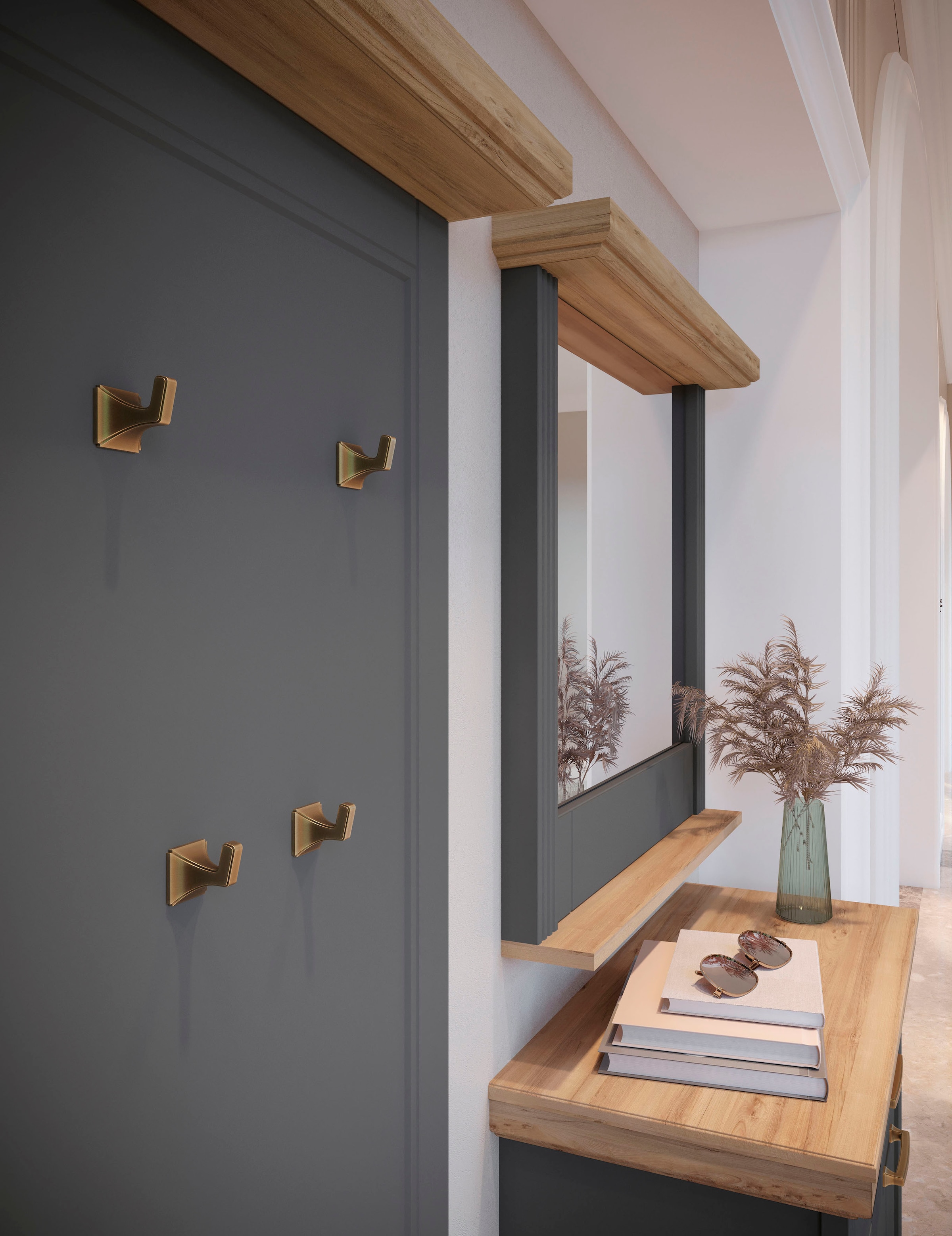Home affaire Schuhschrank »Tara«, hochwertig UV lackiert, Soft-Close-Funktion