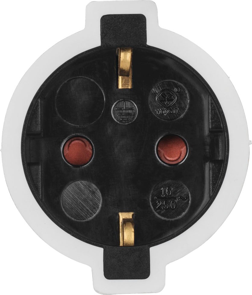 Hama Verlängerungskabel Typ F (Schuko) Typ F (Schuko) 300 cm Schutzkontakt , Zusatzsteckdose, Strom-Verlängerungskabel