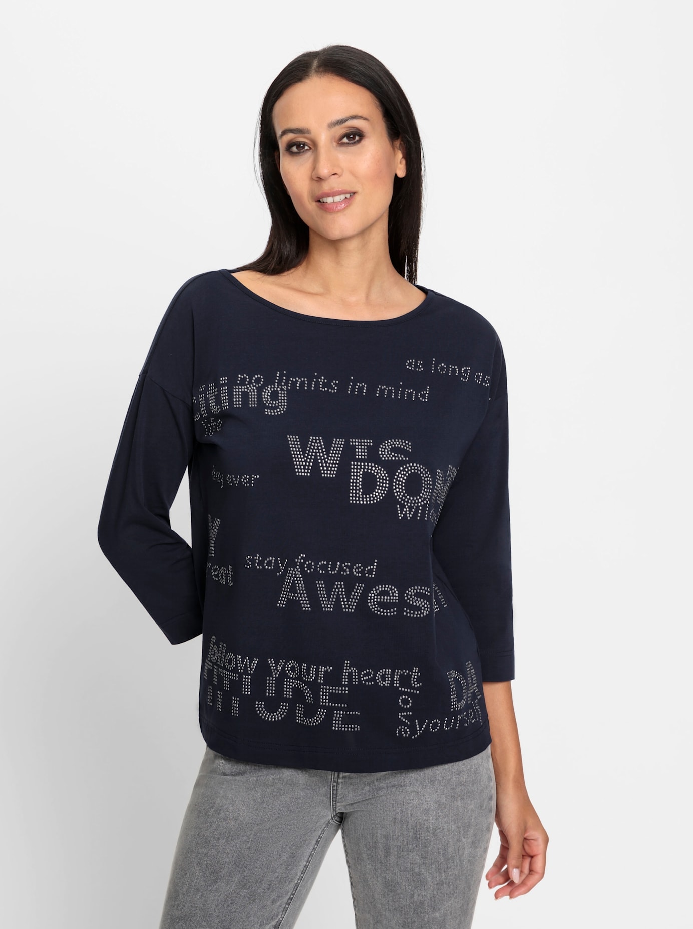 heine Rundhalsshirt »Shirt«, (1 tlg.)