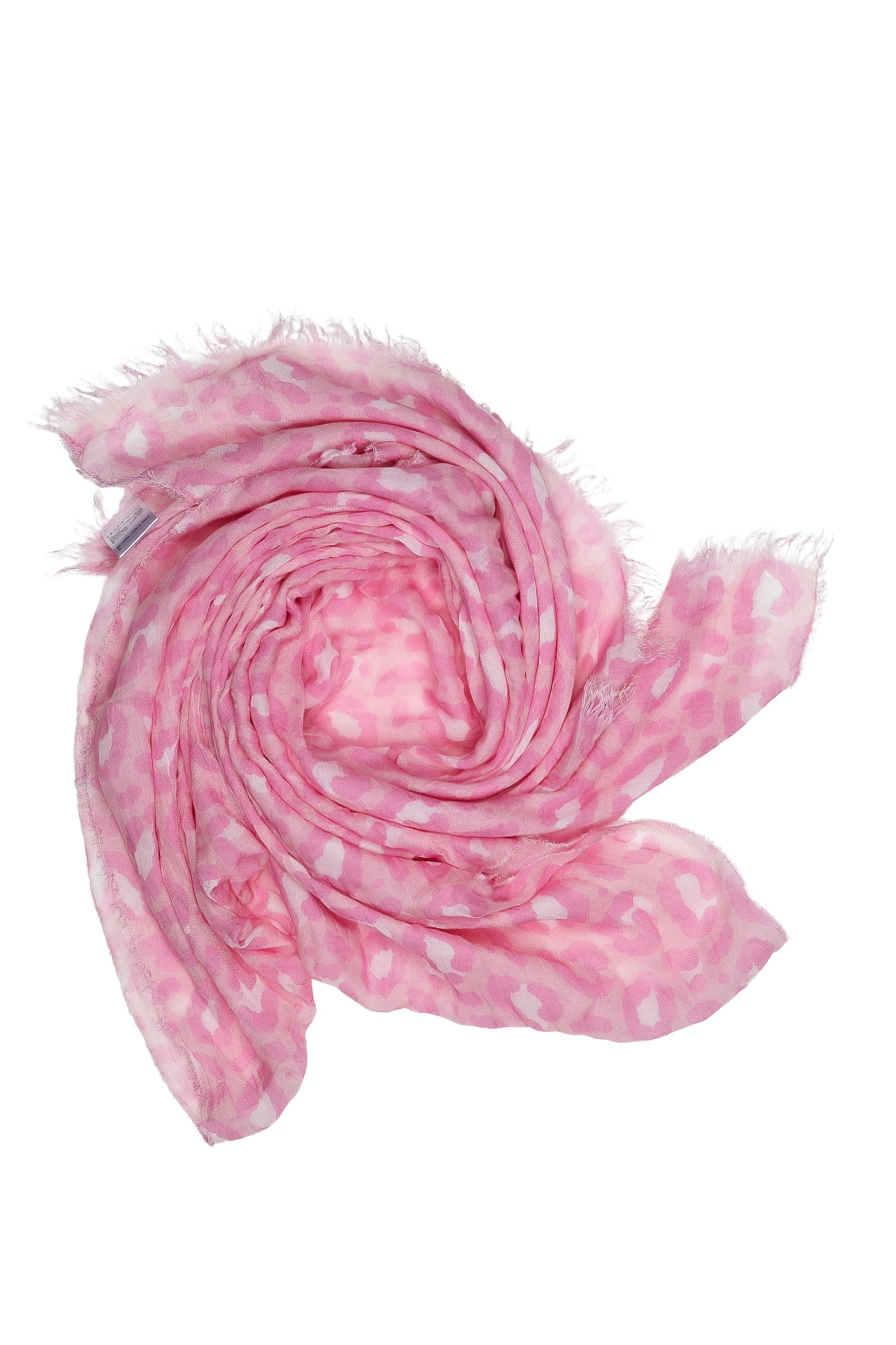 COLLEZIONE ALESSANDRO Modeschal »Pastell-Leo«, mit pastellfarbigem Leodruck