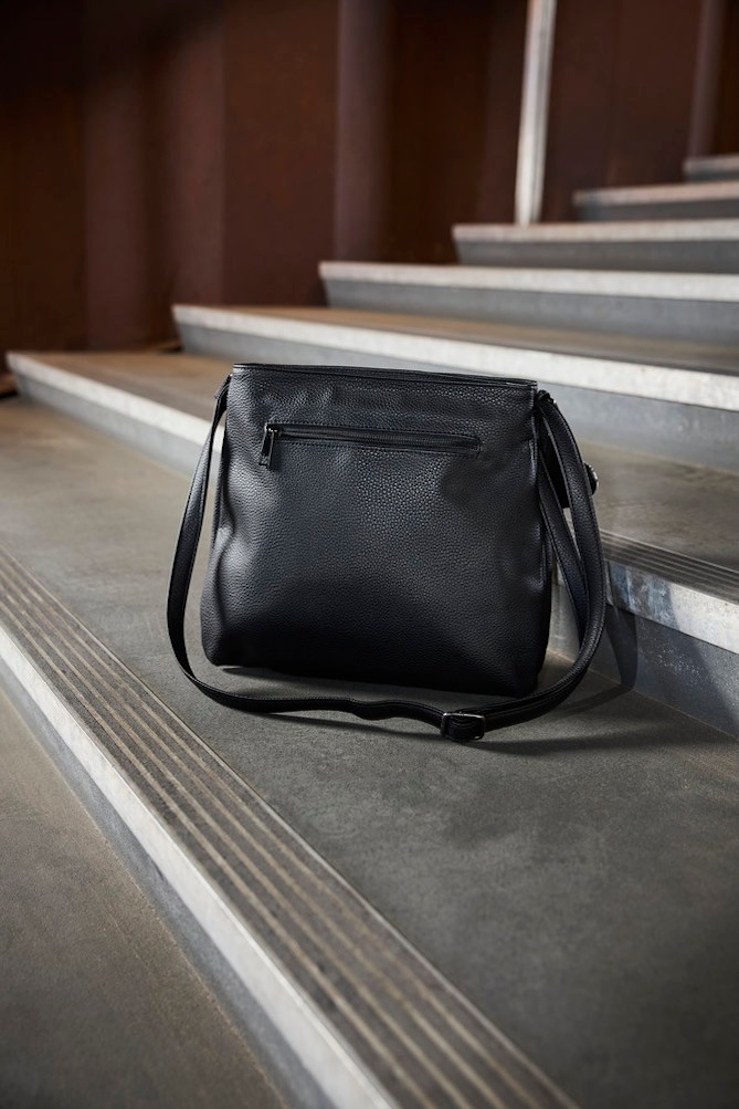 Rieker Umhängetasche, Schultertasche, Damen Handtasche mit zwei Hauptfächern