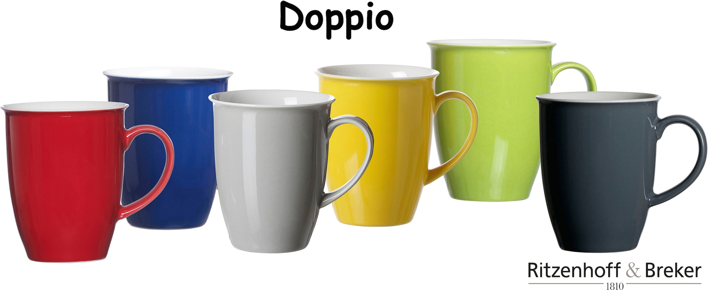 Ritzenhoff & Breker Becher »Doppio«, (Set, 4 tlg.), 4-teilig