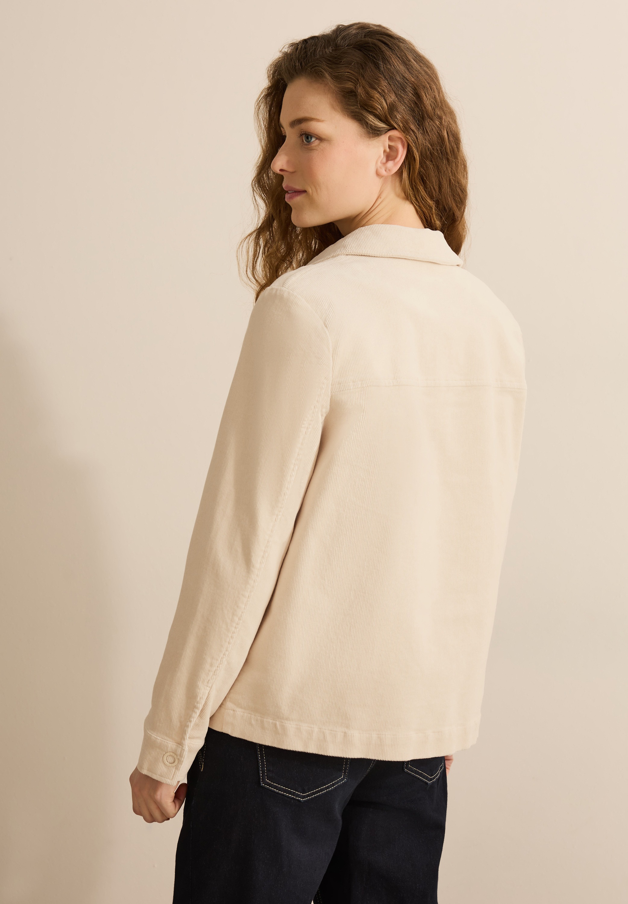 Cecil Cordjacke, ohne Kapuze, aus Baumwolle mit Stretchanteil