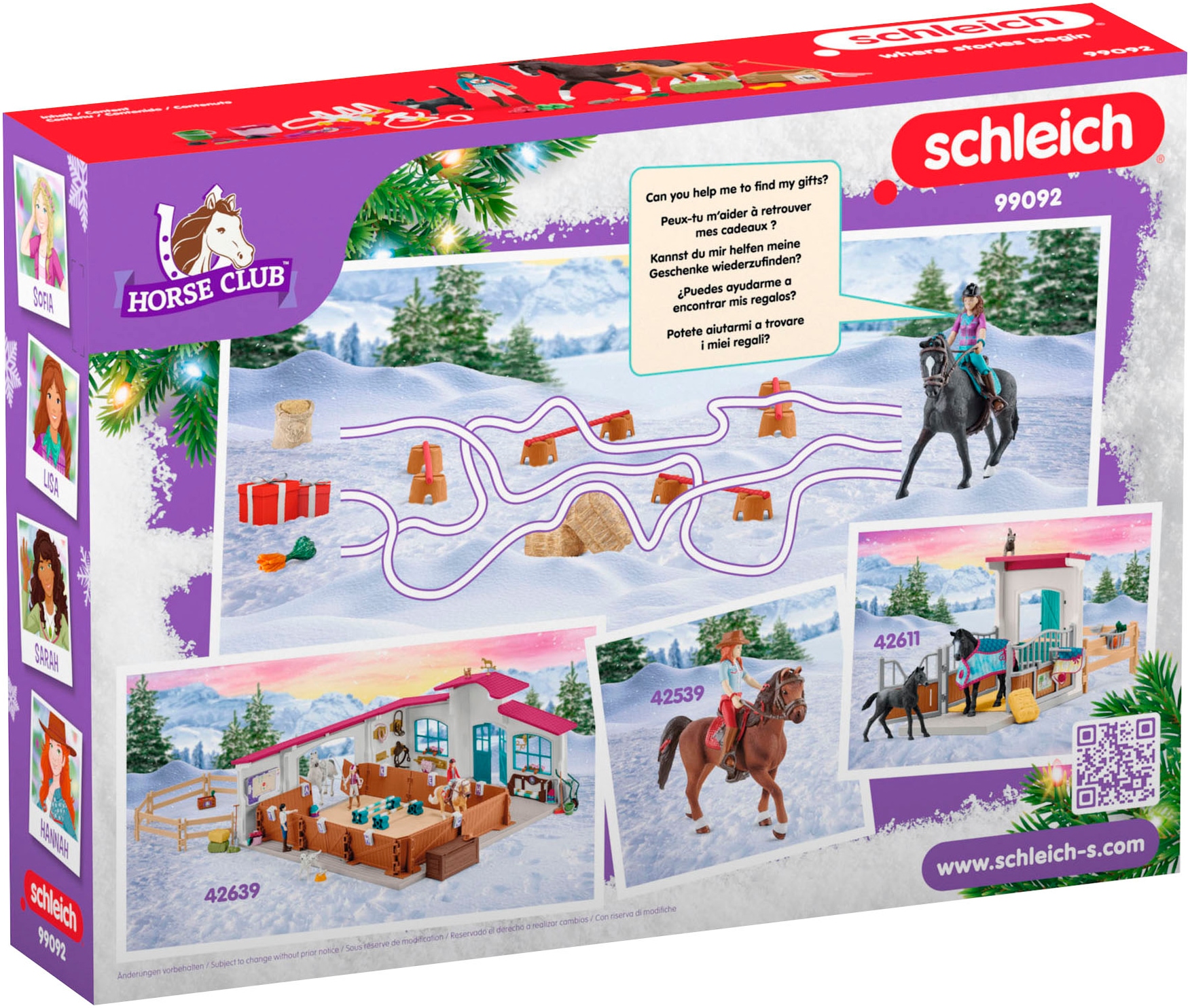 Schleich® Spielzeug-Adventskalender »HORSE CLUB«, ab 5 Jahren