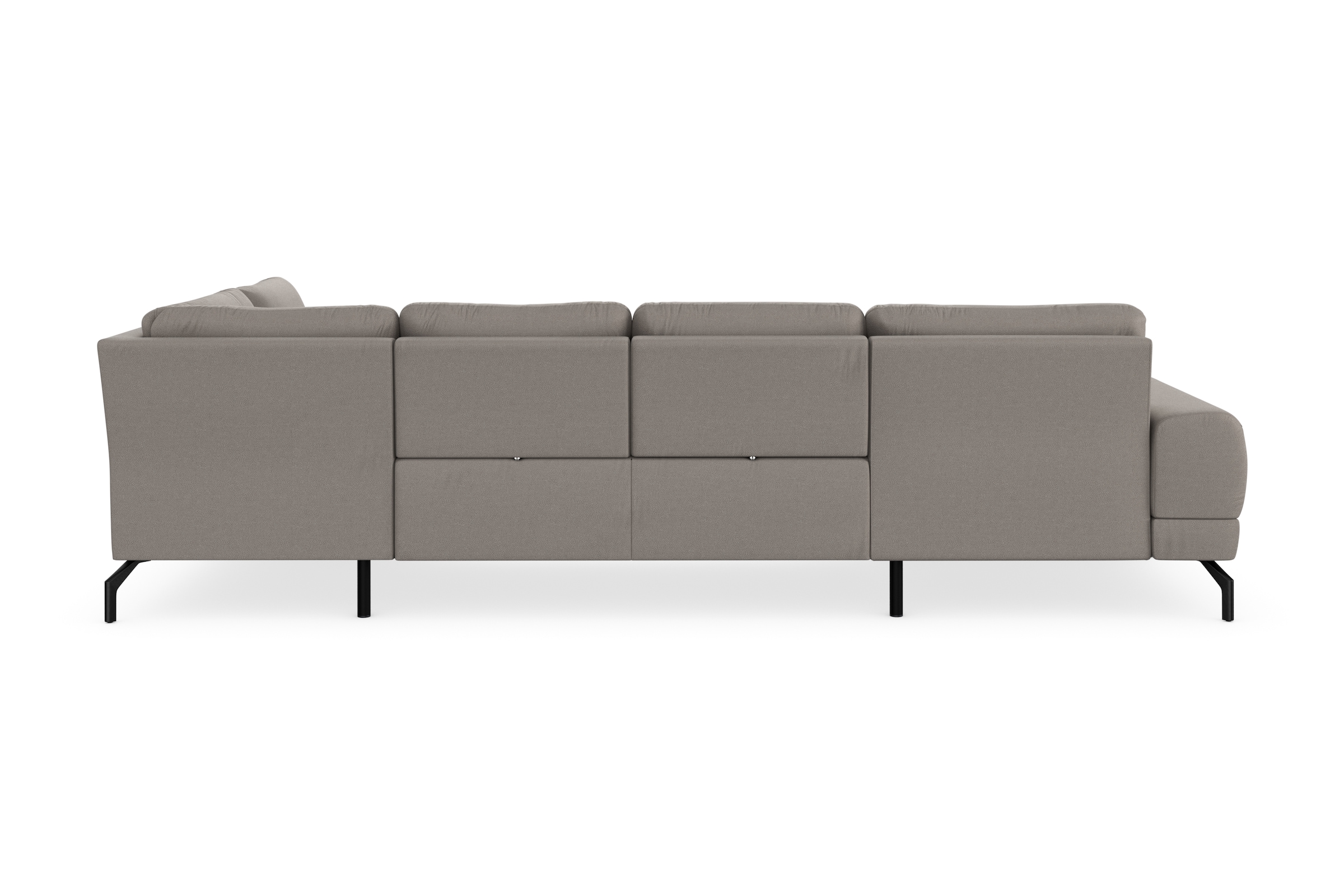 sit&more Wohnlandschaft »Cinturo U-Form«, inklusive Sitztiefenverstellung und Federkern, Sitzhöhe 48 cm