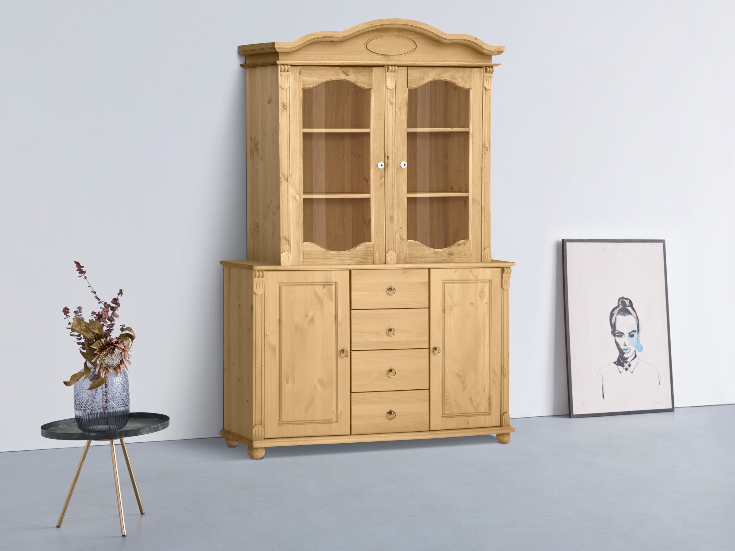 OTTO home Kombikommode "Tessin; Buffetunterschrank, klassischer Landhaussti günstig online kaufen