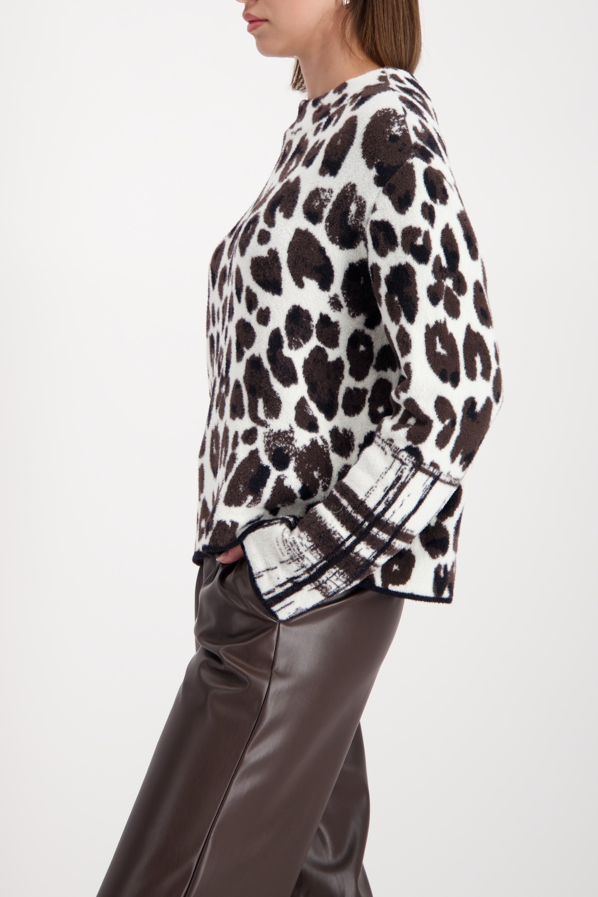 Thumbnail - Monari Strickpullover Regular fit mit Stehkragen