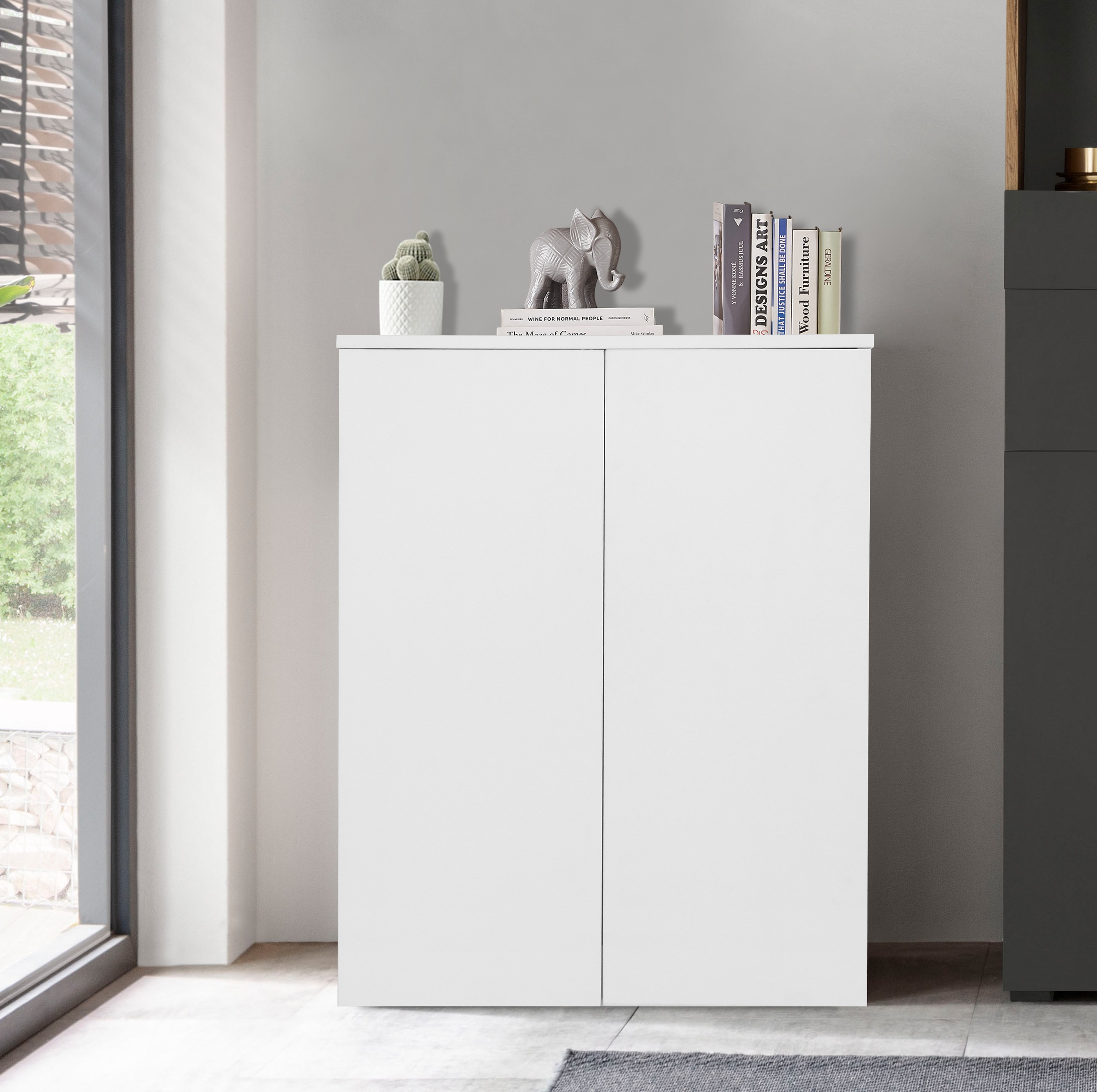 OTTO home Aktenschrank "Jarvie" Mehrzweckschrank, Push-to-open, 2 Fächer, 6 günstig online kaufen