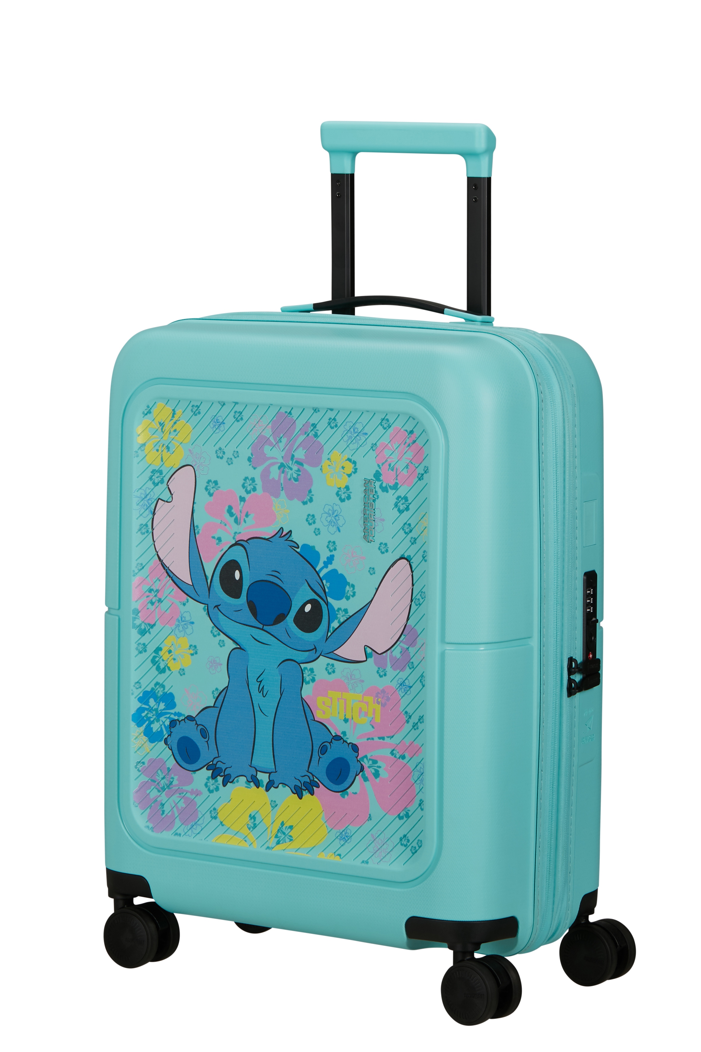 Kinder Hartschalen-Trolley "DASHPOP DISNEY, verschiedene Motive", AMERICAN TOURISTERstitch flowers, Polypropylen, Koffer, Volumenerweiterung