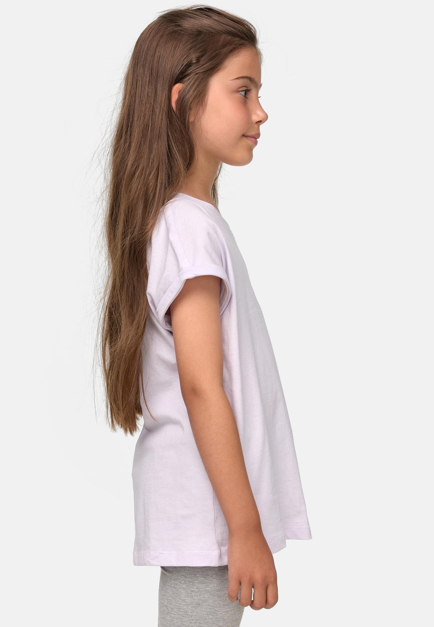 URBAN CLASSICS T-Shirt »Urban Classics Damen Girls Organic Extended Shoulder Tee«, (1 tlg.)