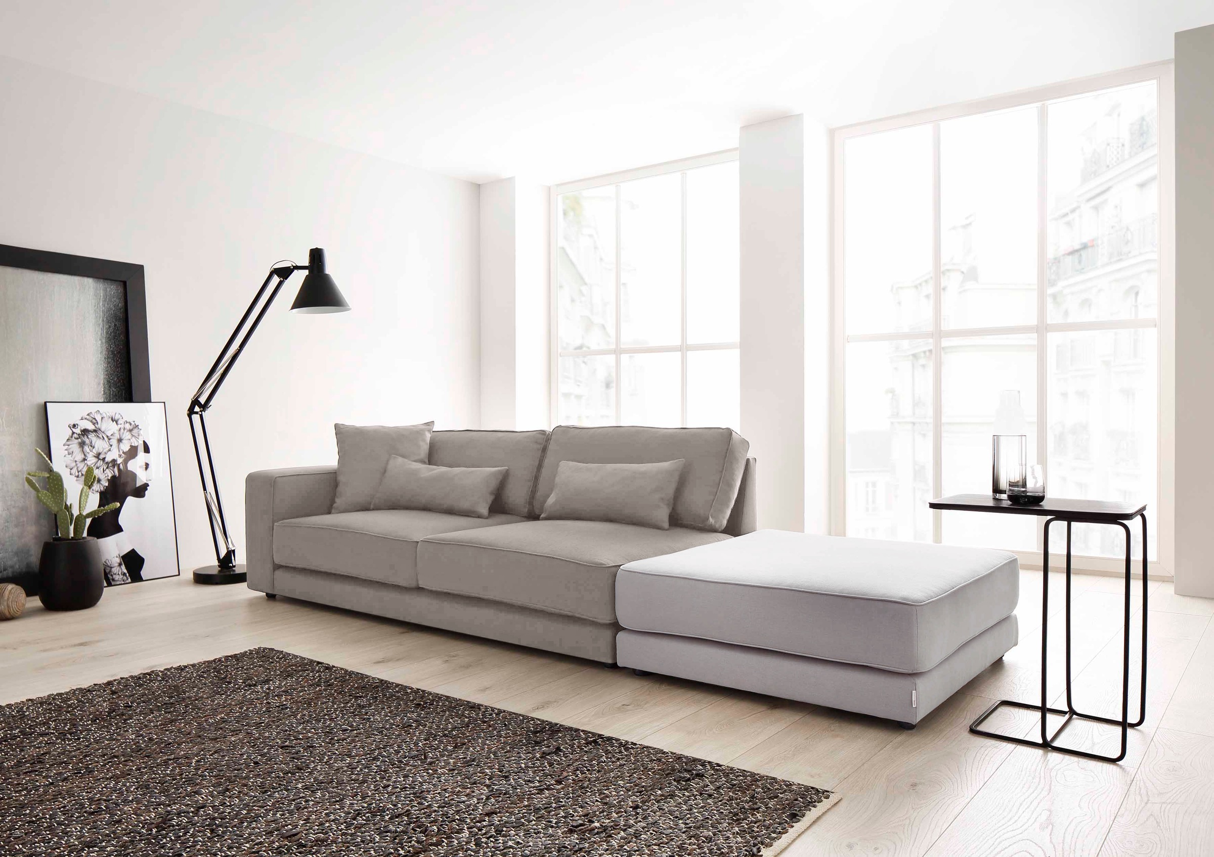 OTTO products Ecksofa "Grenette", frei oder als Teil des Modulsofas, Baumwo günstig online kaufen