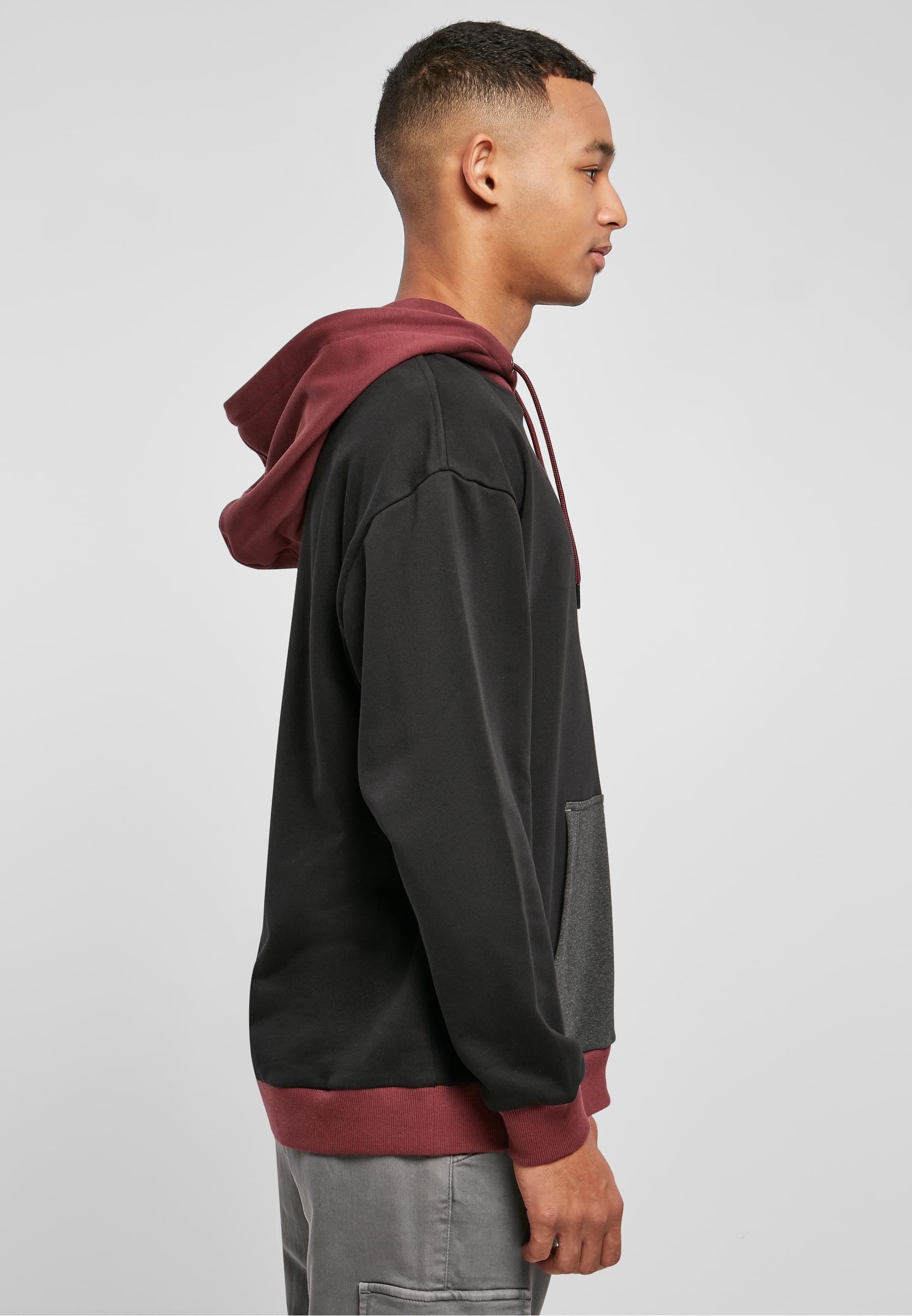 URBAN CLASSICS Kapuzensweatshirt »Urban Classics Herren Oversized Color Block Hoody«, (1 tlg.)