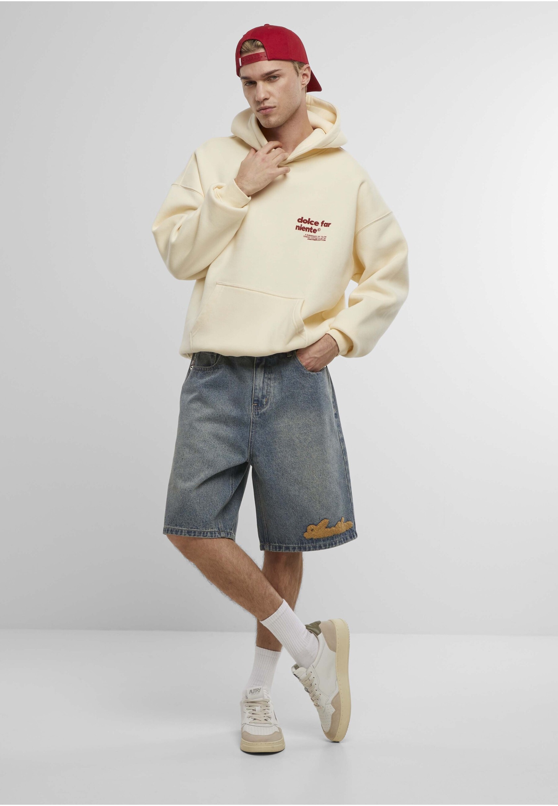 Another Cotton Lab Kapuzensweatshirt »Another Cotton Lab Leisure Club Oversized Hoodie«, 1
