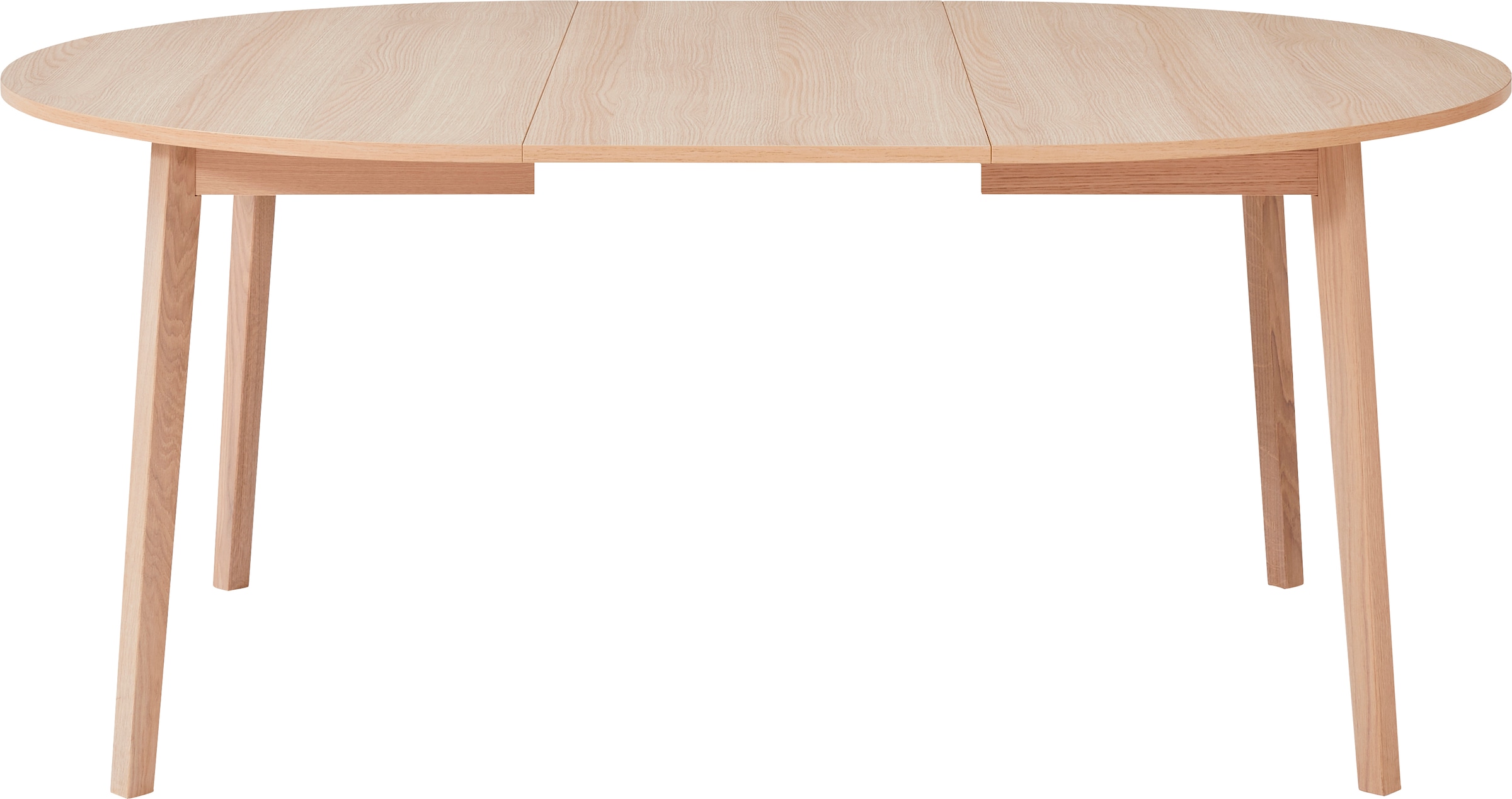 Hammel cm, Gestell inklusive 2 Einlegeplatten Furniture Single«, by kaufen | Esstisch Massivholz, »Basic BAUR Hammel Ø130/228 aus