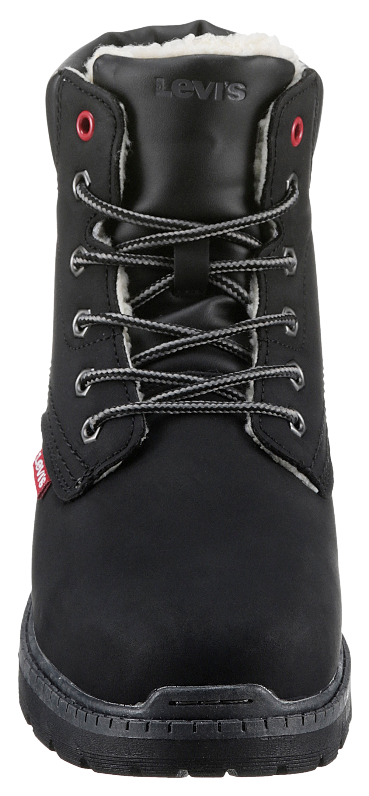 Levi's® Kids Winterboots »LEVIS® NEW FORREST FUR«, Blockabsatz, Outdoorschuh, Schnürboots mit gepolstertem Schaftrand