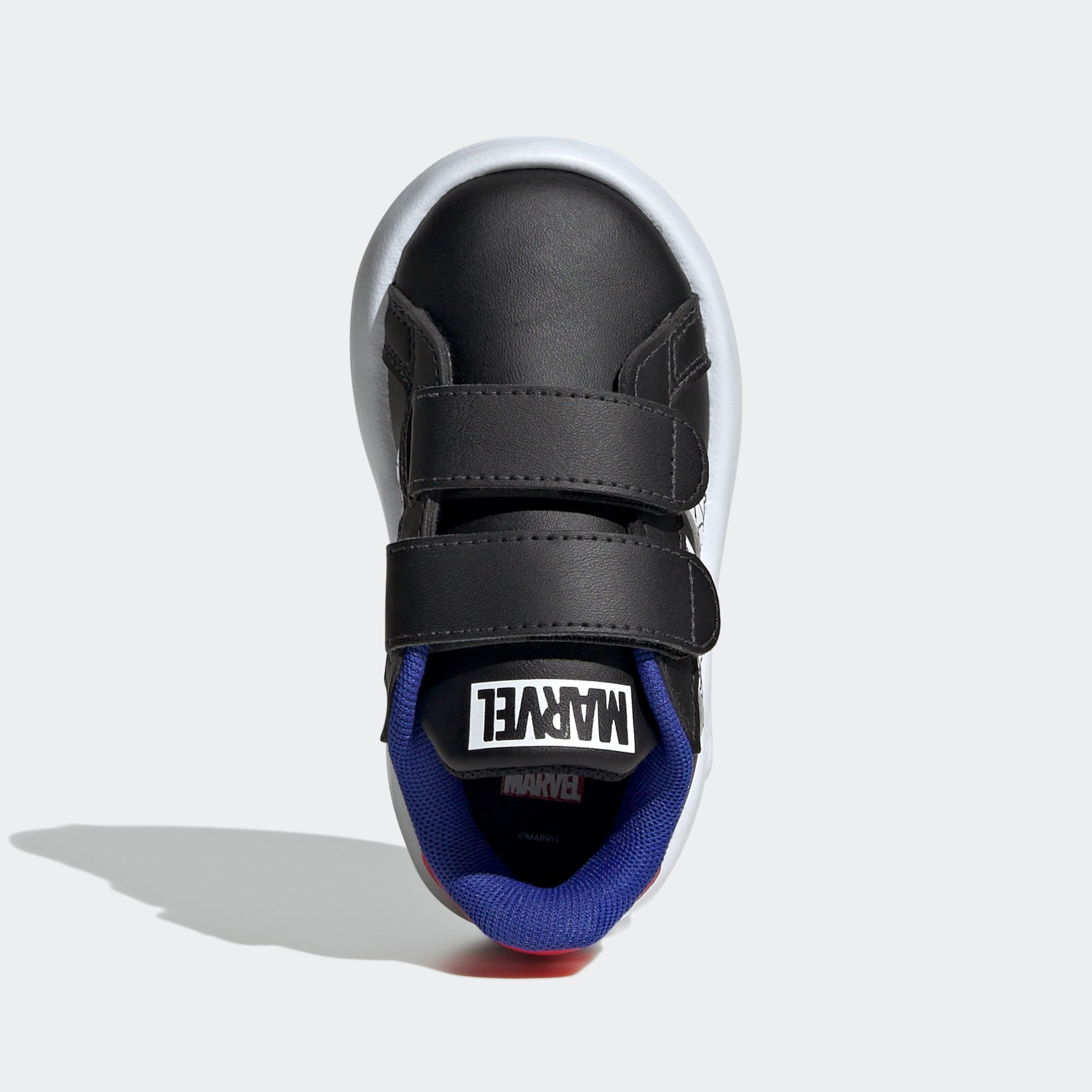 adidas Sportswear Klettschuh »ADIDAS MARVEL SPIDER-MAN KIDS GRAND COURT SCHUH«, Design auf den Spuren des adidas Superstar, für Kinder