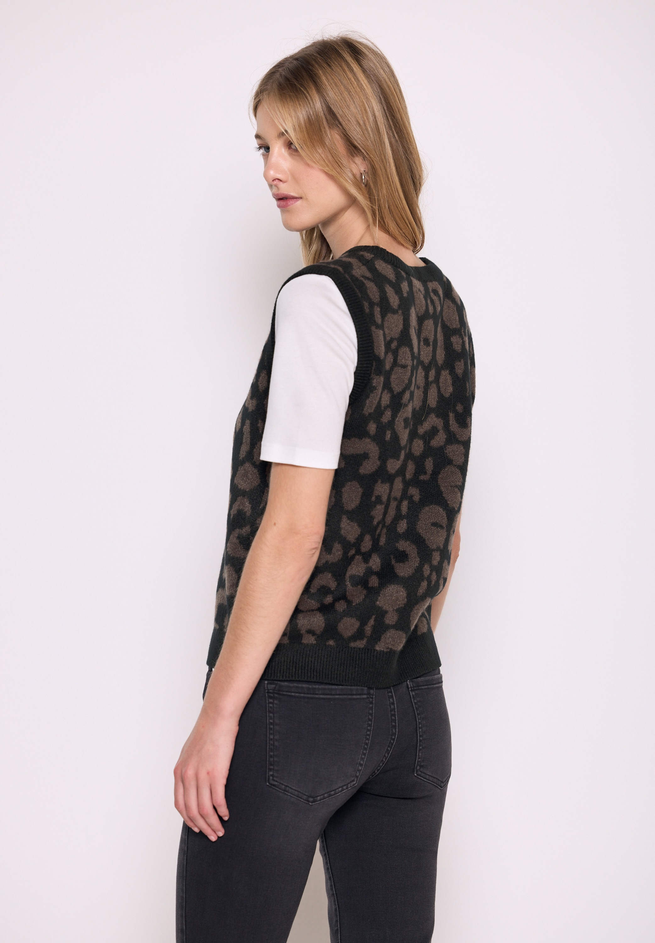 STREET ONE STUDIO Pullunder im angesagten Leo-Look günstig online kaufen