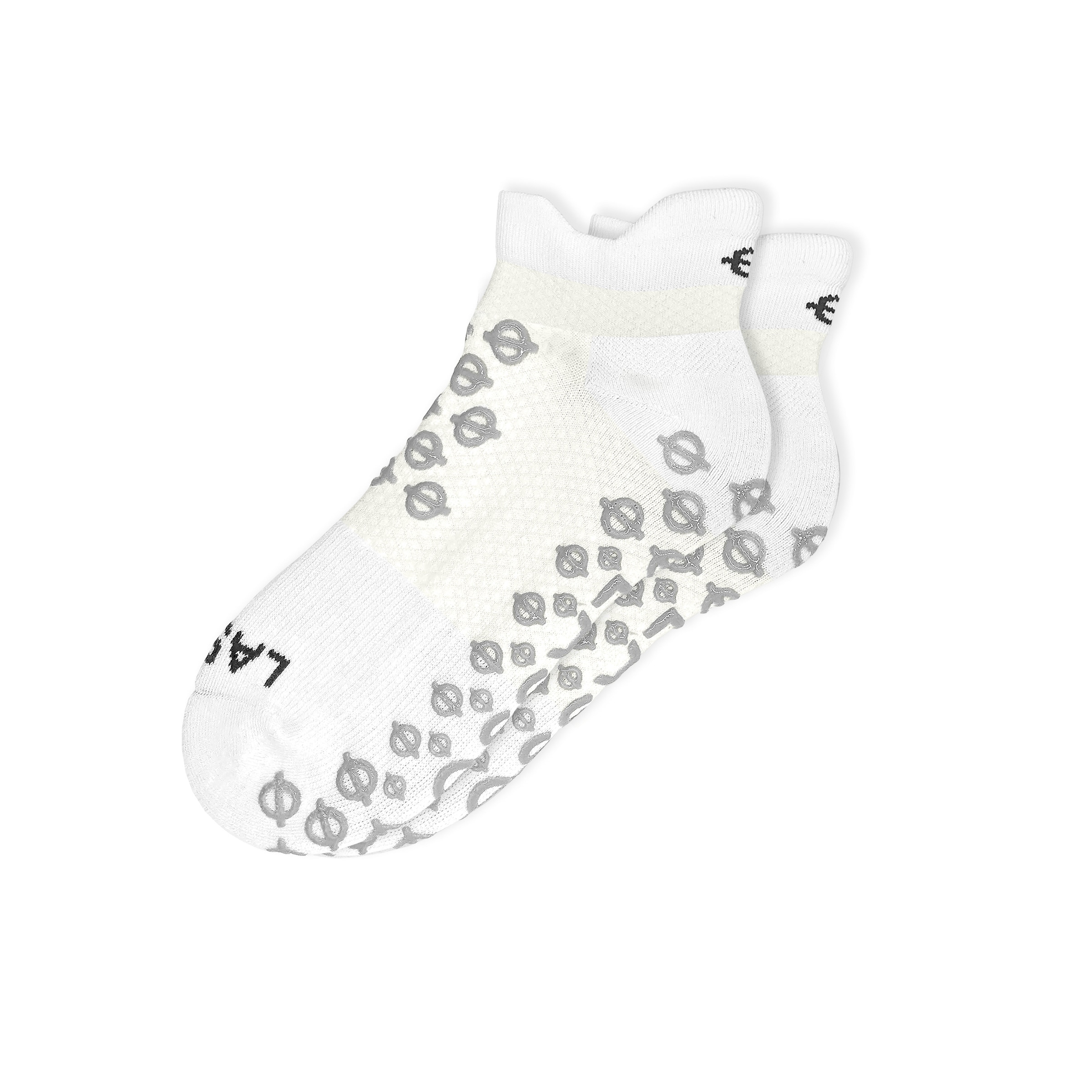 Lasso Gear Tennissocken »Lasso Gear LASSO GRIP LOW Low Tab Grip Socks White«