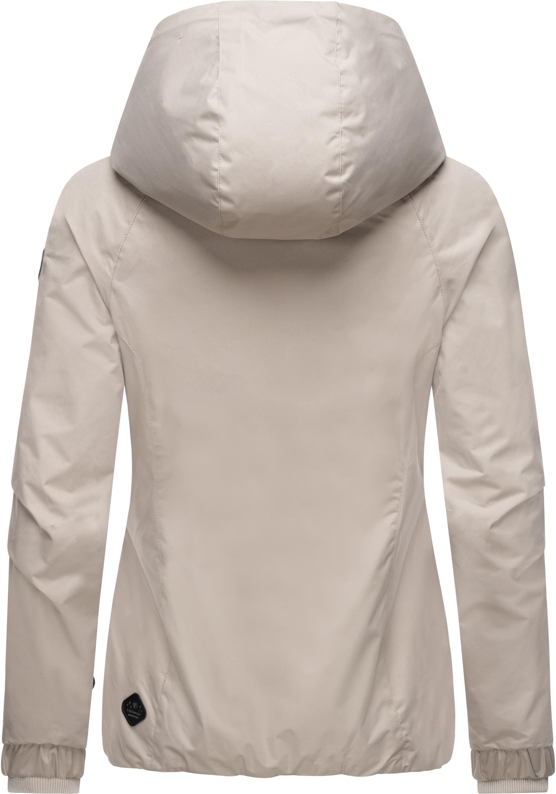 Ragwear Outdoorjacke »Dizzie«, mit Kapuze, Wasserdichte Übergangsjacke mit großer Kapuze