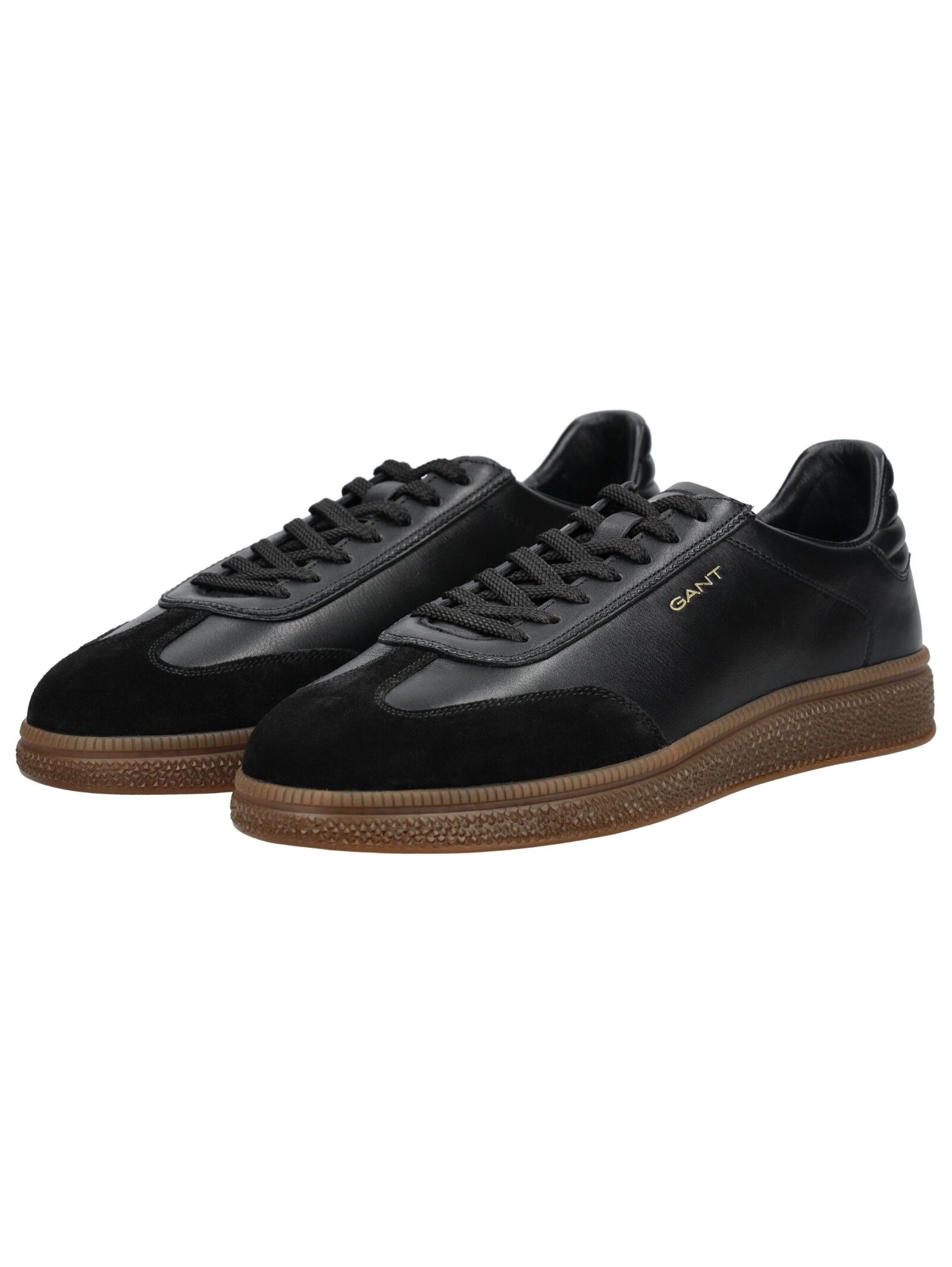 Sneaker GANT "Gant Sneaker Lederimitat", Herren, Gr. 44, schwarz, Lederimitat, Schuhe Sneaker 3