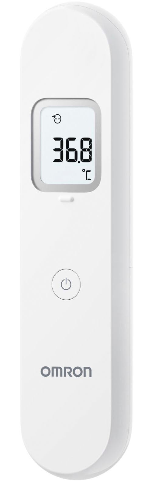 OMRON Stirn-Fieberthermometer "Gentle Temp 730"weiß, Kunststoff, B:4cm H:16cm T:3cm, Temperaturmessgeräte, schnelle, präzise, kontaklose Messung,
