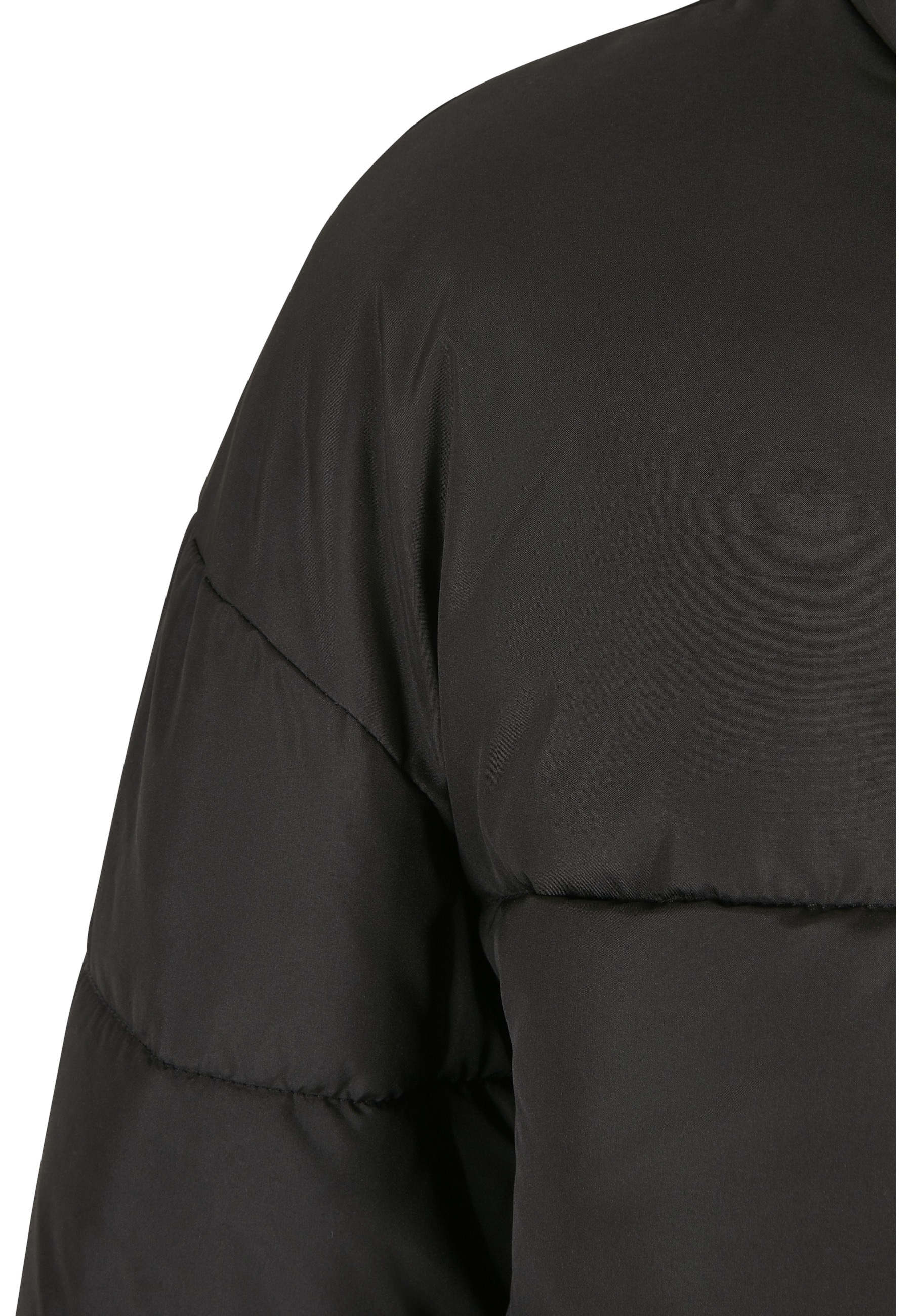 URBAN CLASSICS Winterjacke »Urban Classics Damen Ladies Waisted Puffer Jacket« 1 Stk. tlg. mit Kapuze