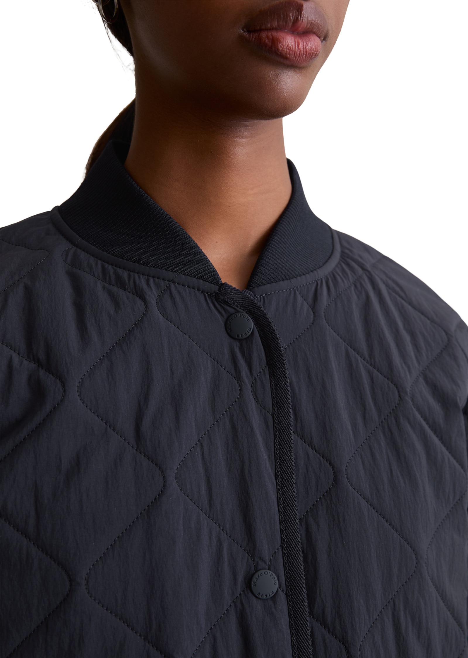 Marc O'Polo DENIM Outdoorjacke »aus recyceltem Nylon« ohne Kapuze