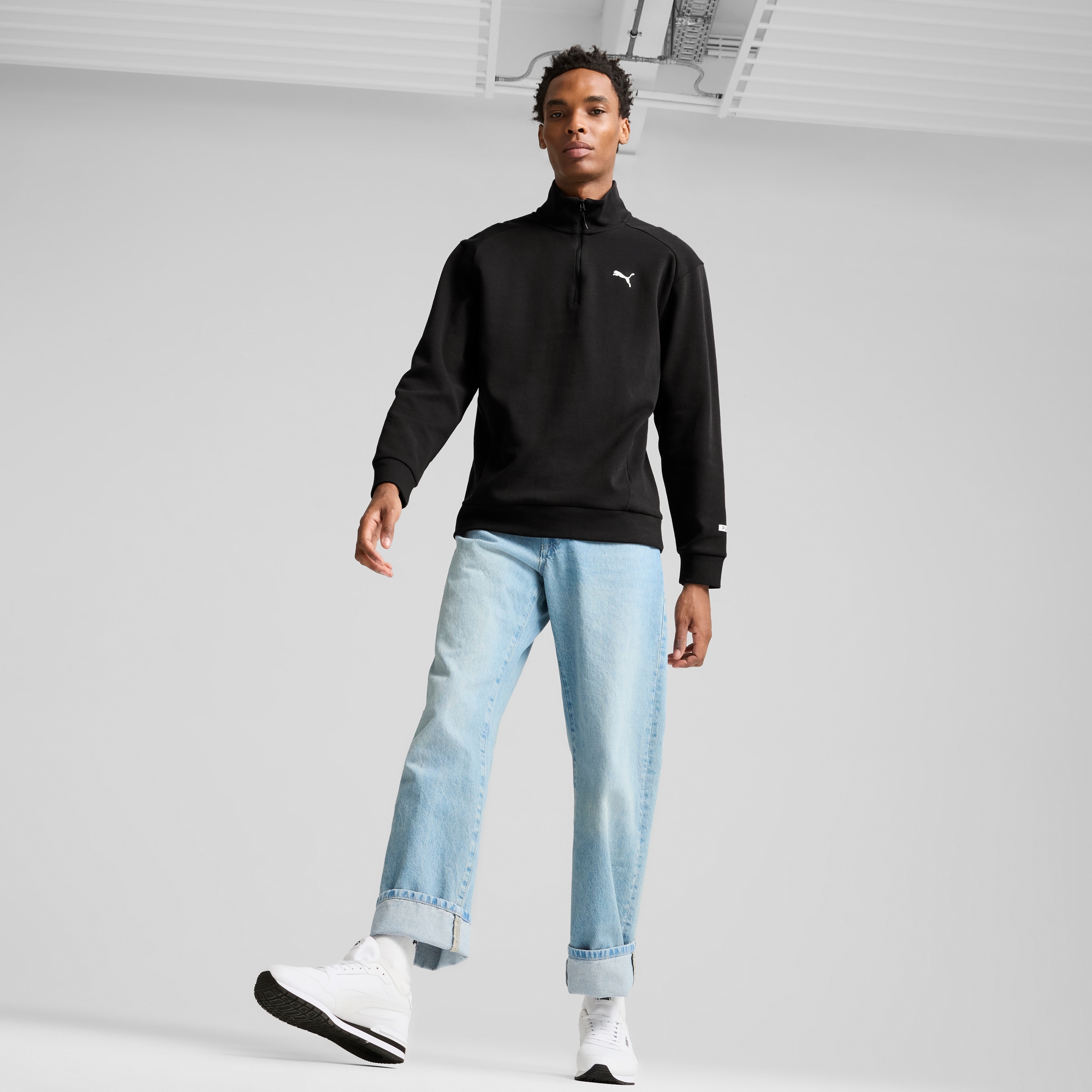 PUMA Sneaker »ST RUNNER V4 L«  mit weichem Lederobermaterial, mit SOFTFOAM+ Einlegesohle