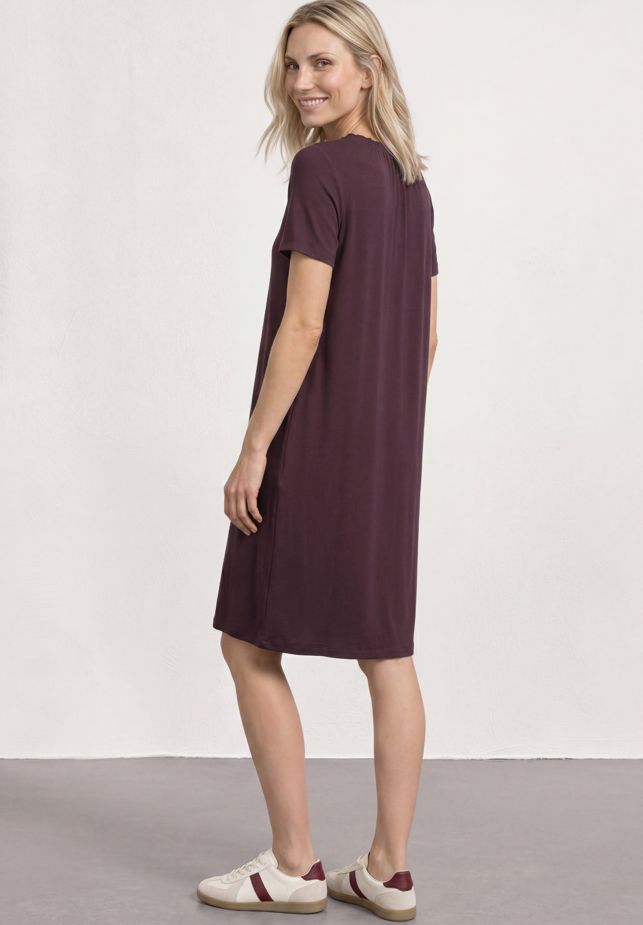 STREET ONE Sommerkleid Ohne Taschen knielang