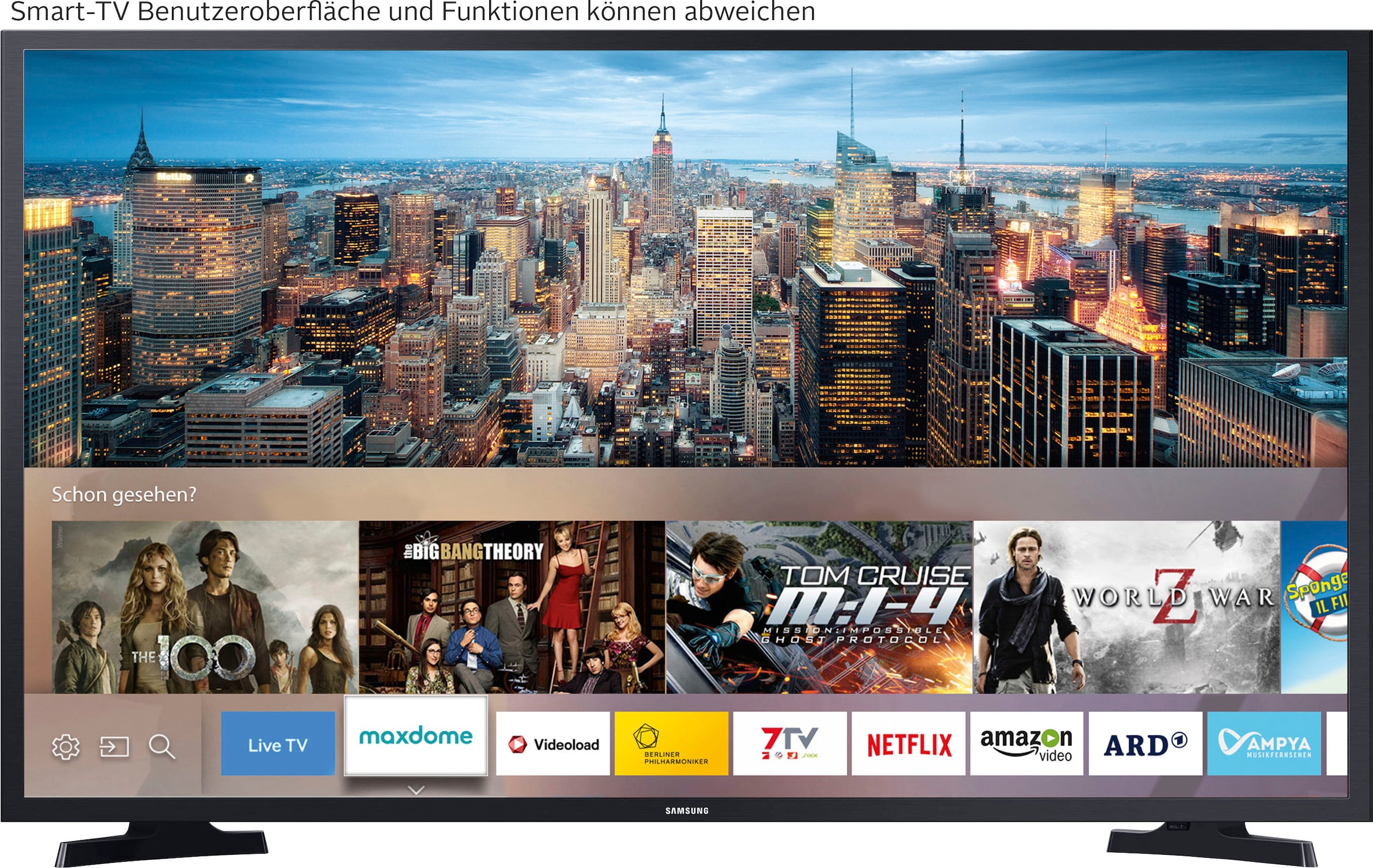 Samsung LED-Fernseher, 80 cm/32 Zoll, Smart-TV, | PurColor,HDR,Contrast BAUR Enhancer