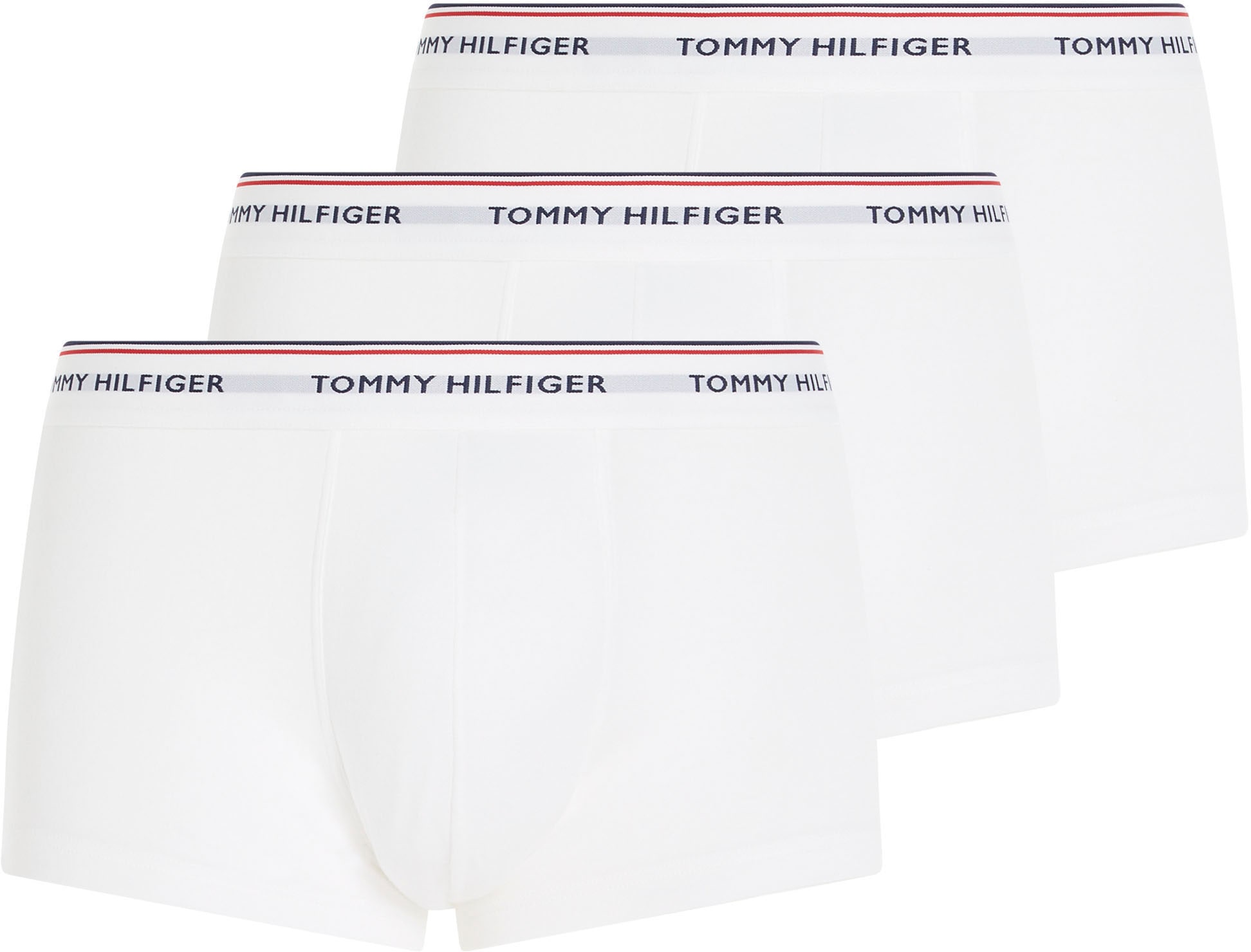 online 3 TRUNK«, | St., BAUR Logo-Elastikbund »3P Tommy Hilfiger LR Trunk kaufen mit 3er-Pack), Underwear (Packung,