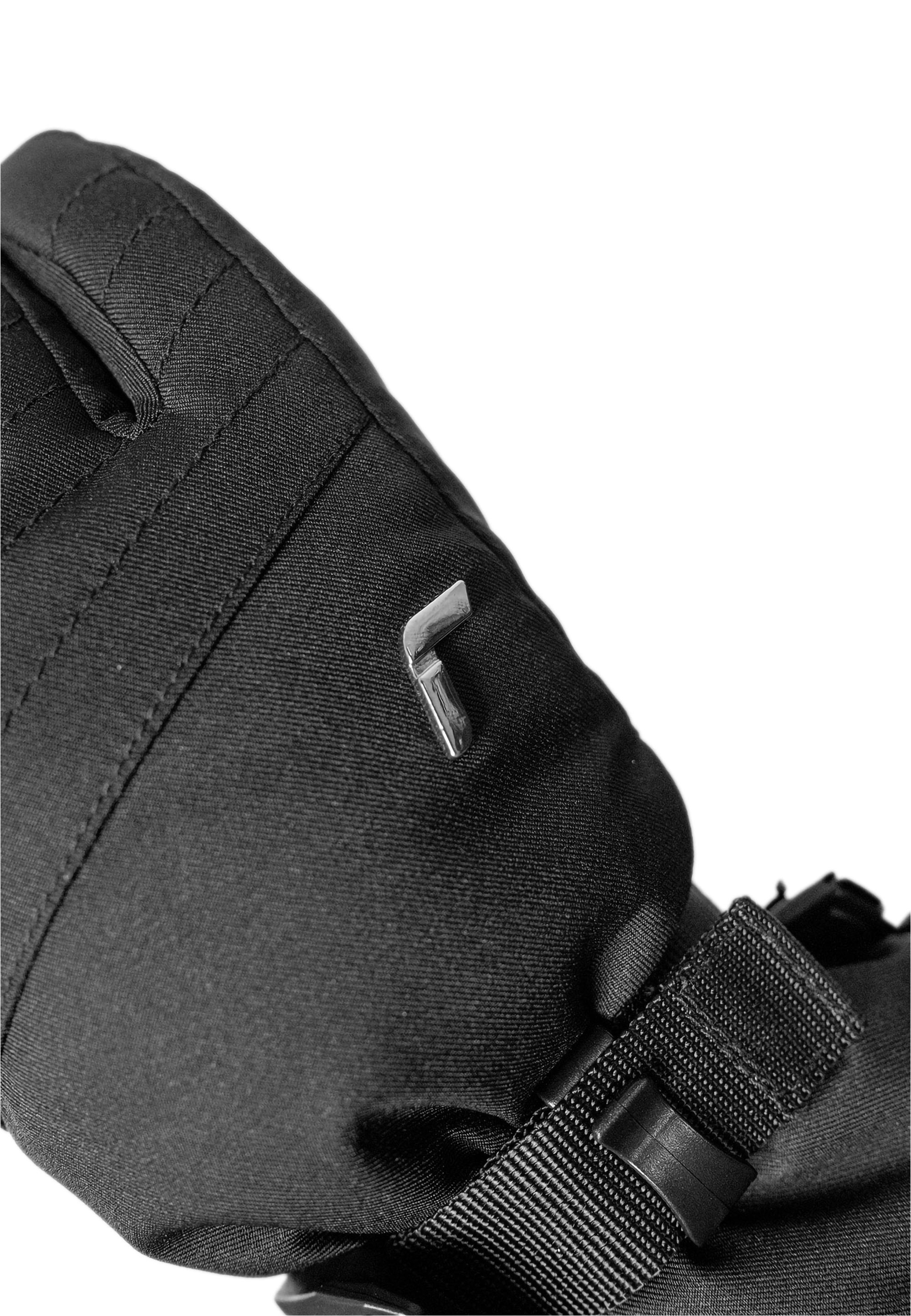 Skihandschuhe REUSCH "Reusch Andrea R-TEX XT Junior", Mädchen, Gr. 6, schwarz, silberfarben, 86% Polyester, 9% Wolle, 5% Polyurethan, unifarben, Handschuhe, in wasserdichter und atmungsaktiver Qualität 3