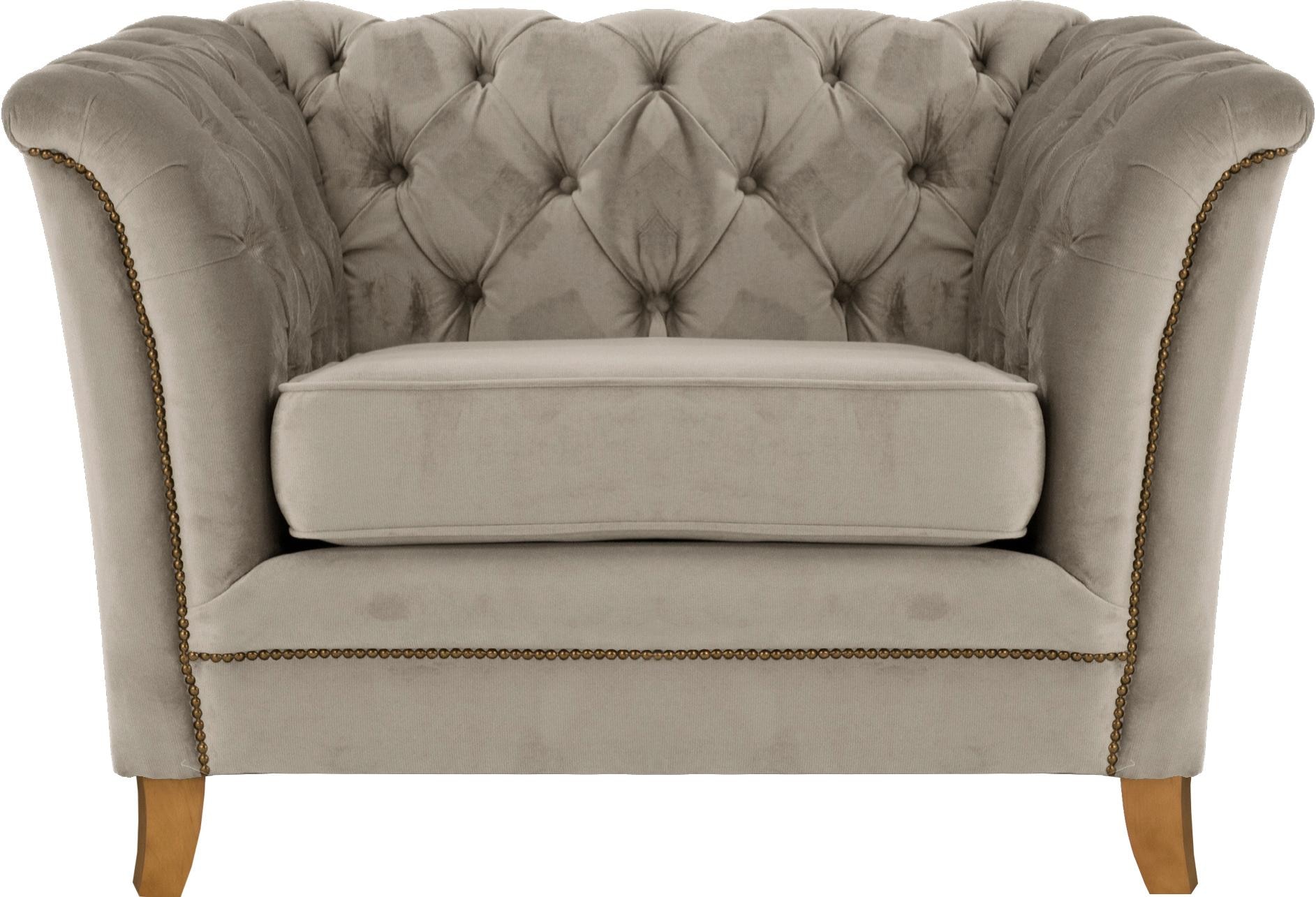 Home affaire Sessel "Newport modernes Chesterfield", mit Knopfheftung im Rü günstig online kaufen