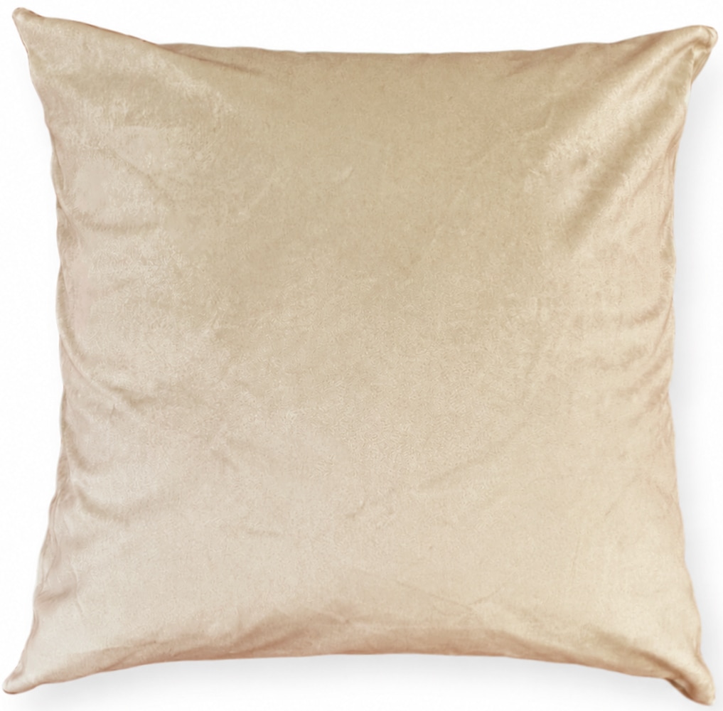 OTTO home Kissenhülle "VELVET UNI" Kissenhülle (50 x 50 cm), ohne Füllung, mit Reißverschluss