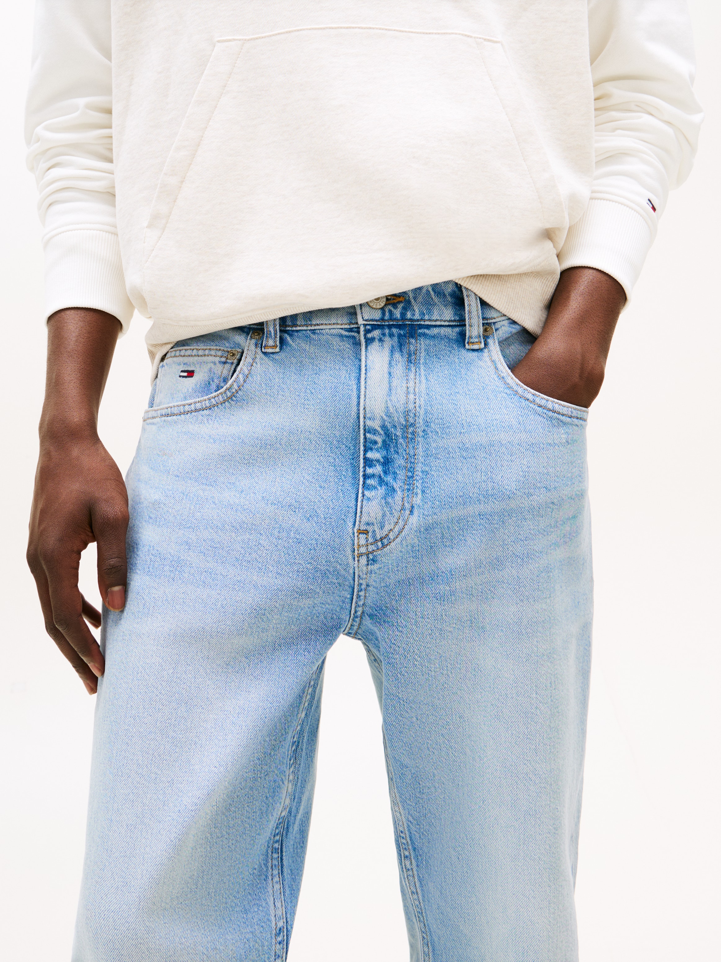 Tommy Jeans Regular-fit-Jeans »Otis Regular Straight«, Mit Gürtelschlaufen