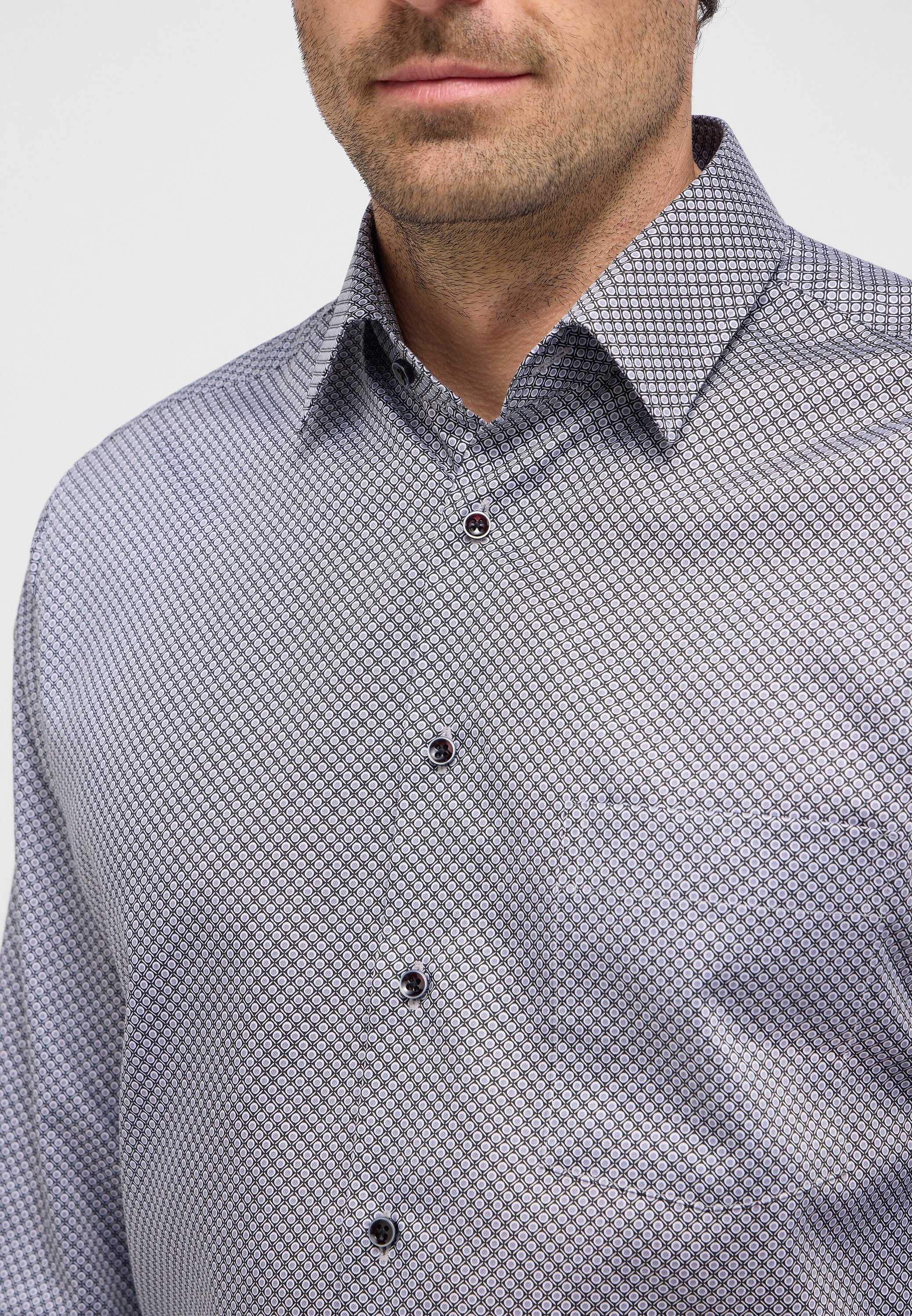 Eterna Langarmhemd »MODERN FIT«, NON IRON (bügelfrei)
