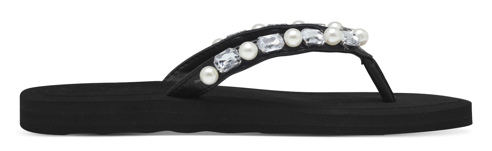 Thumbnail - Tamaris Zehentrenner, Sommerschuh, Dianette mit Schmucksteinen und Zierperlen bestückt