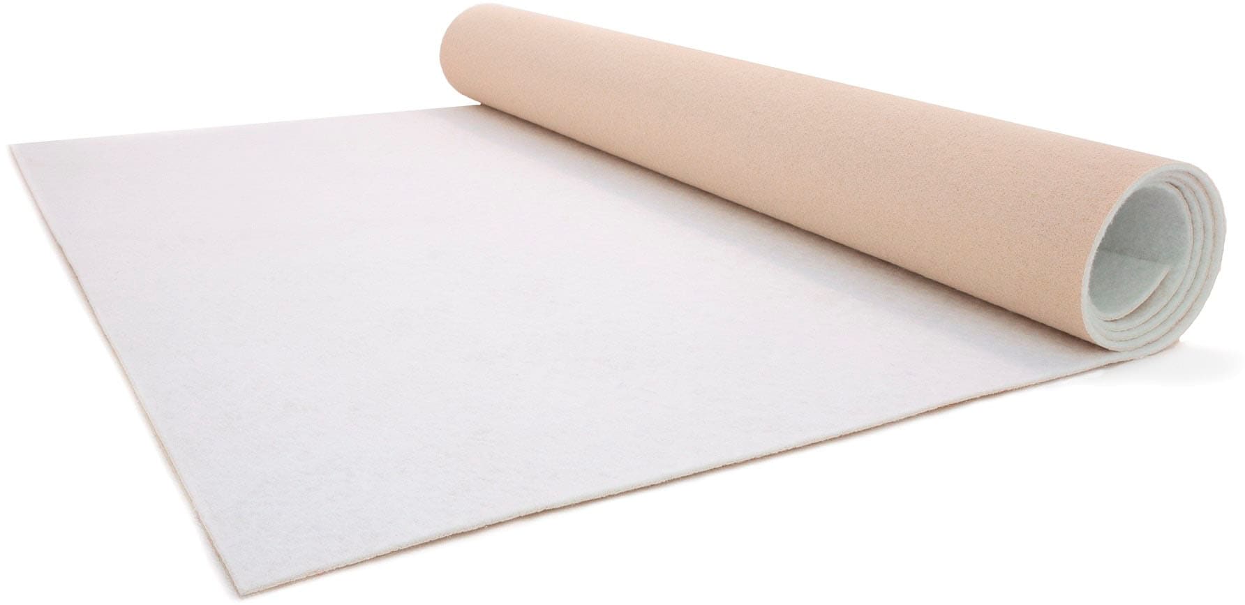 Primaflor-Ideen in Textil Läufer "PODIUM, Made in Belgium" rechteckig 2,6 mm Höhe Breite 200 cm, Nadelfilz, Uni-Farben, ideal für Veranstaltungen