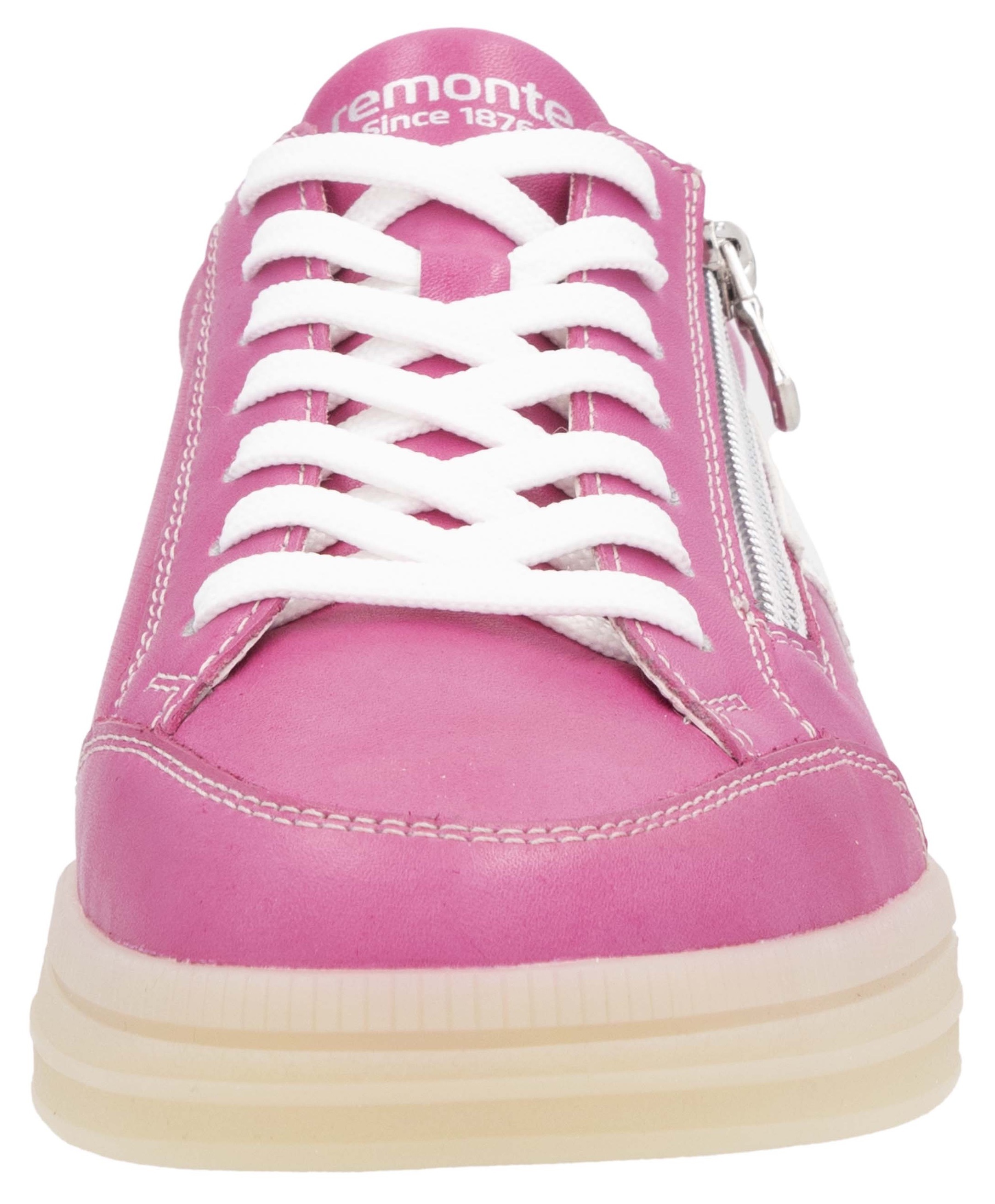 Remonte Plateausneaker »Elisabeth Hurley-Collection«, Freizeitschuh, Halbschuh, Schnürschuh, zusätzlichem Reißverschluss