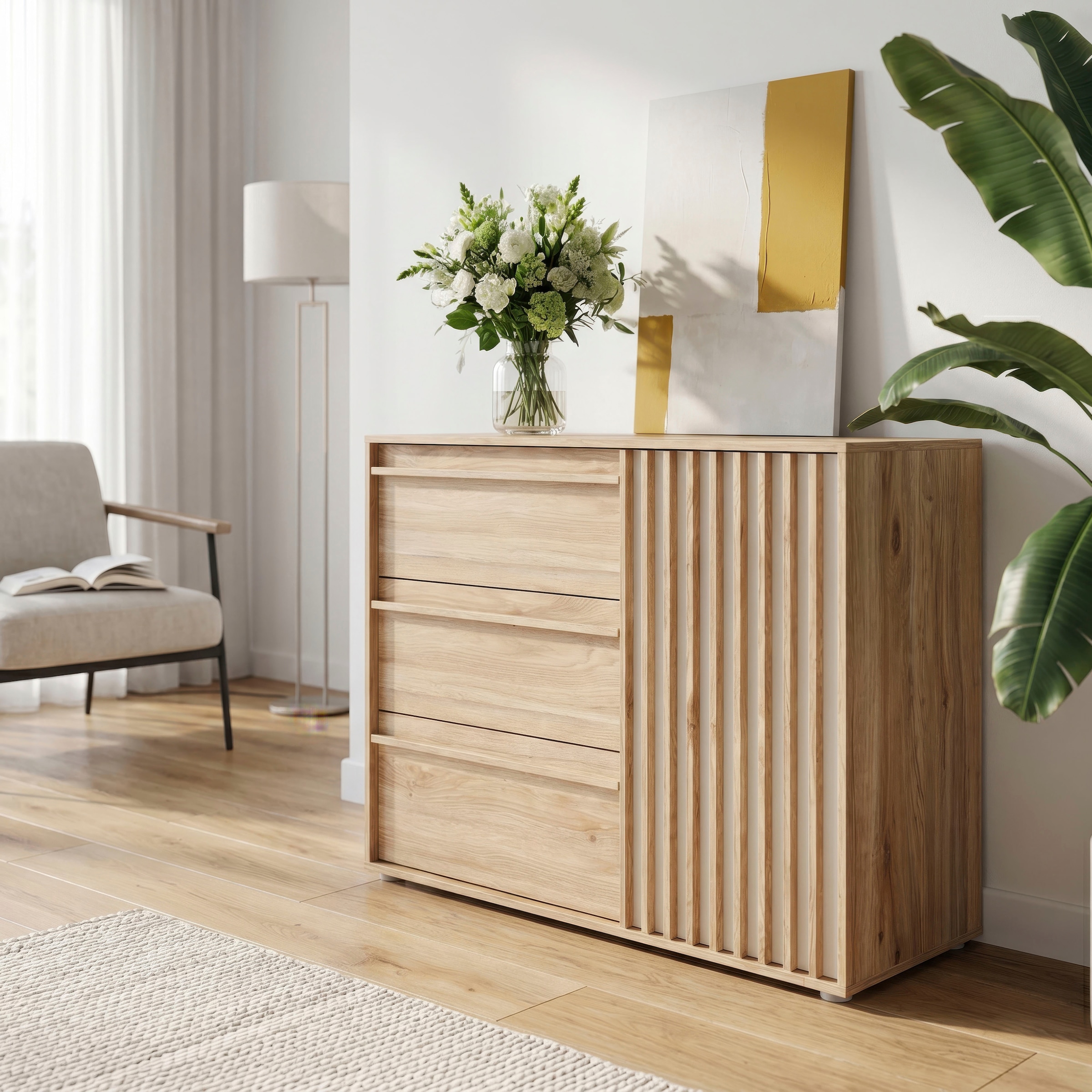FORTE Kommode »Forte Arank Sideboard 118, Stauraum,«