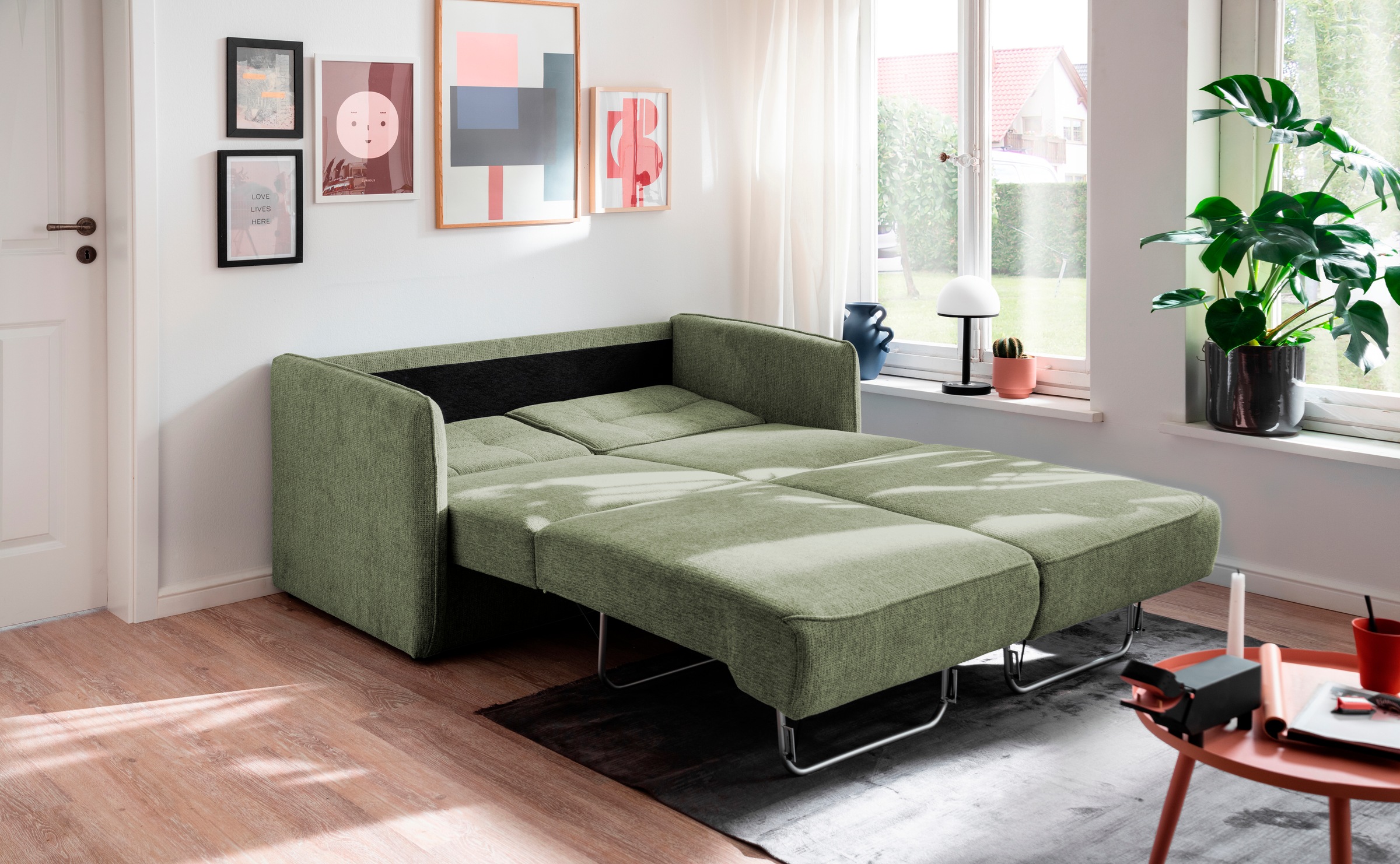 Thumbnail - Home affaire Schlafsofa "Milano" zwei einzeln ausziehbare Liegefunktionen