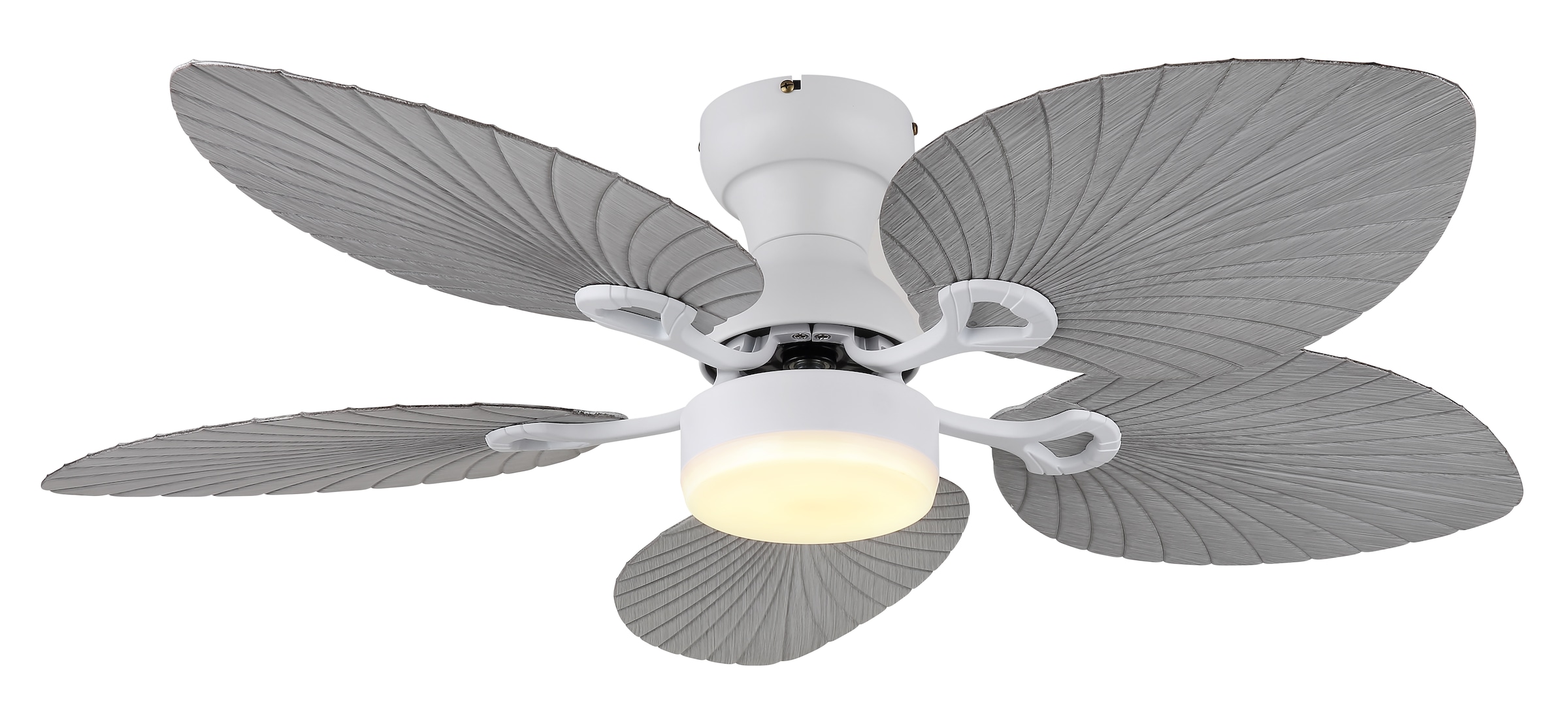 GLOBO LIGHTING Deckenleuchte »ELISE« LED-Modul 1 Stk. warmweiß - kaltweiß Ventilator kühlen-heizen holzoptik CCT 3000/4500/6000K