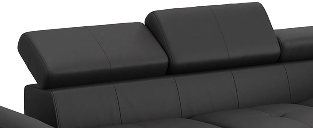 COTTA Ecksofa »Enterprise L-Form«, mit Arm- & Kopfteilverstellung, wahlweise mit Bettfunktion