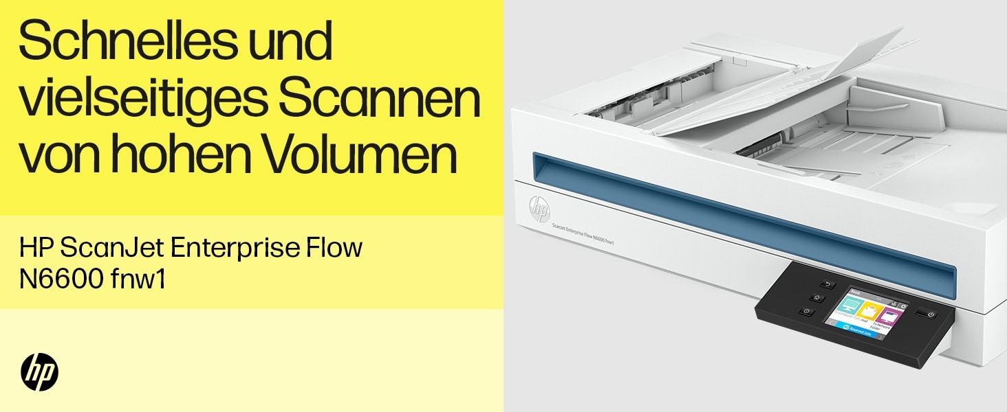 HP Scanner »ScanJet Enterprise Flow N6600 fnw1«