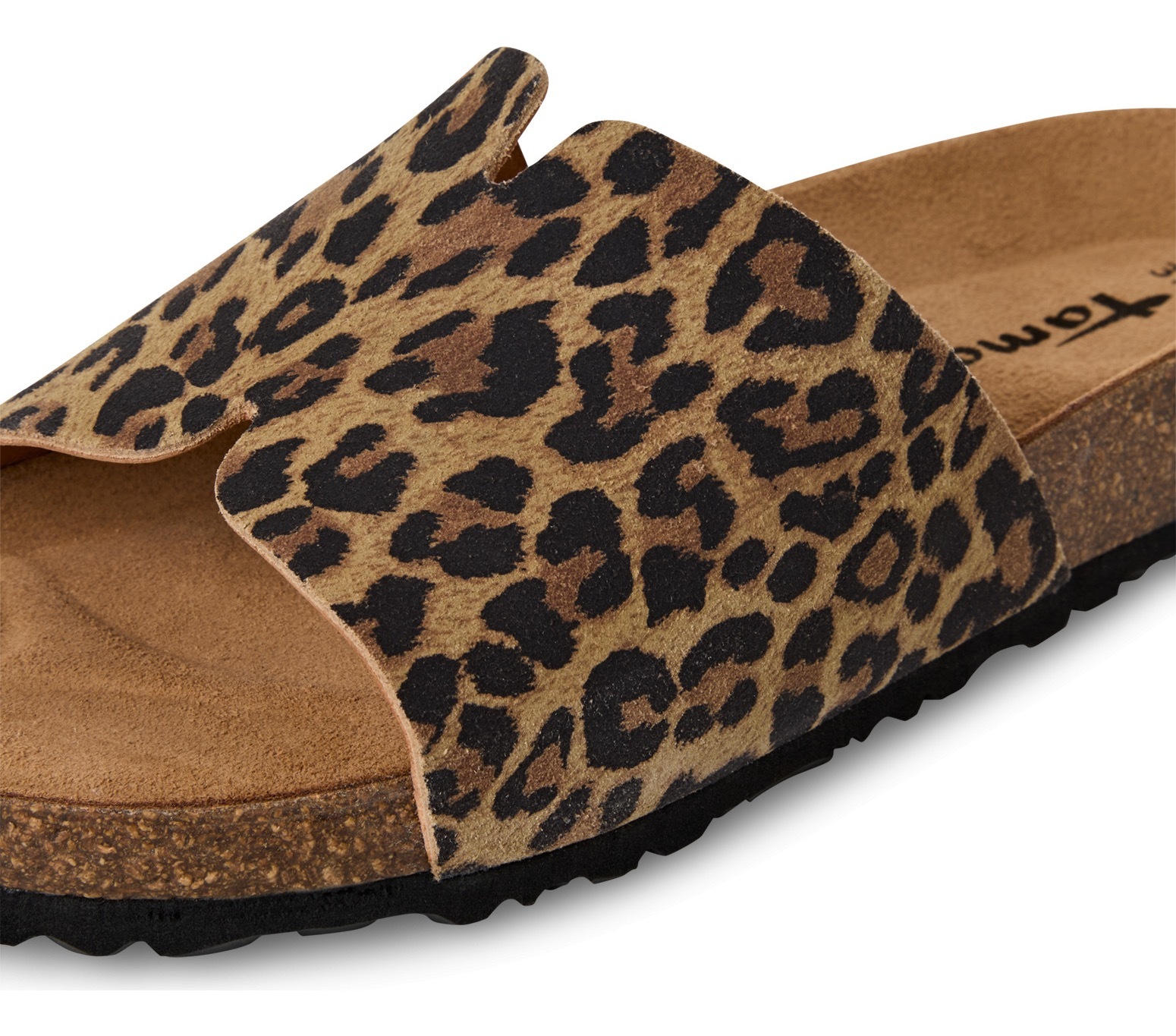 Tamaris Pantolette, Sommerschuh, Flats, Schlupfschuh mit breiter Bandage günstig online kaufen