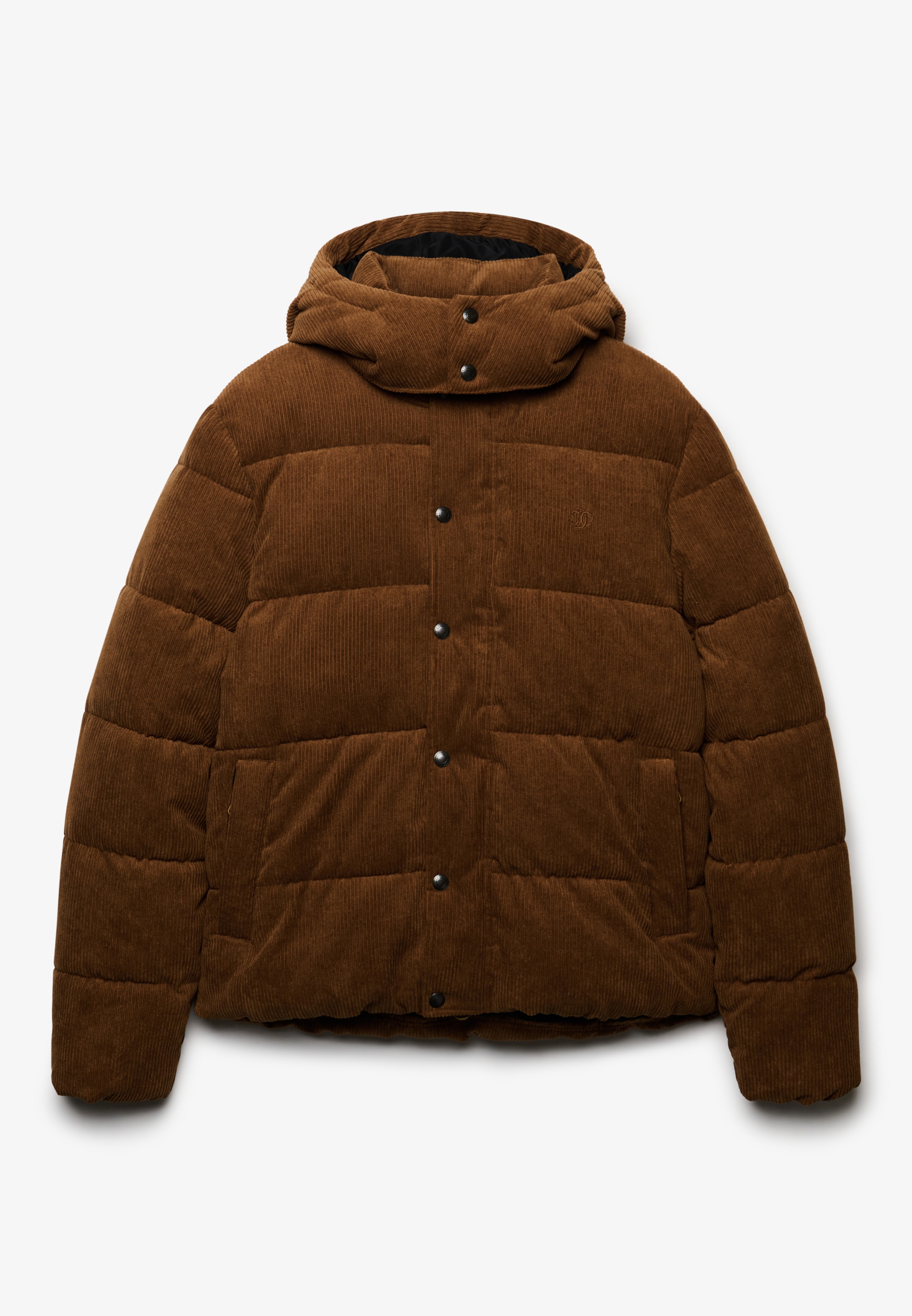 Superdry Steppjacke »PREMIUM HOOD CORD PUFFER JKT« mit Kapuze Kunstfaser, relaxed fit