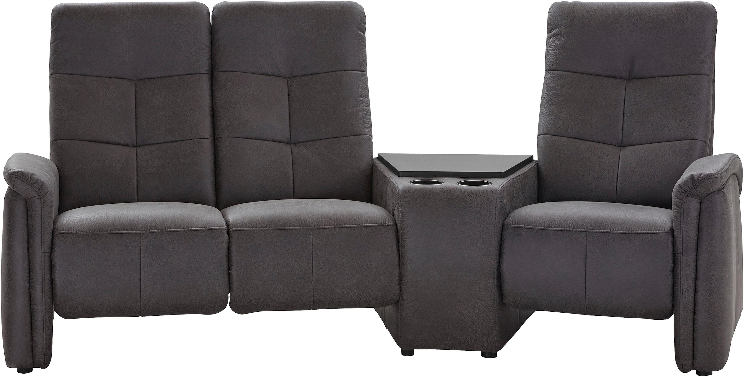 exxpo - sofa fashion 3-Sitzer »Tivoli, Kinosofa mit Relaxfunktion, mit Ablagetisch und Stauraum«, bequem und komfortabel, hohe Rückenlehne