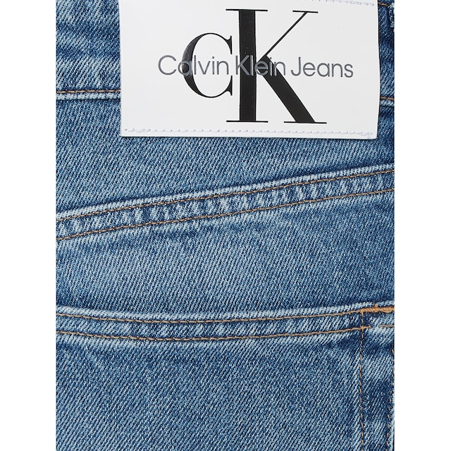 Calvin Klein Jeans Tapered-fit-Jeans »SLIM TAPER«, mit Leder-Badge ▷  bestellen | BAUR