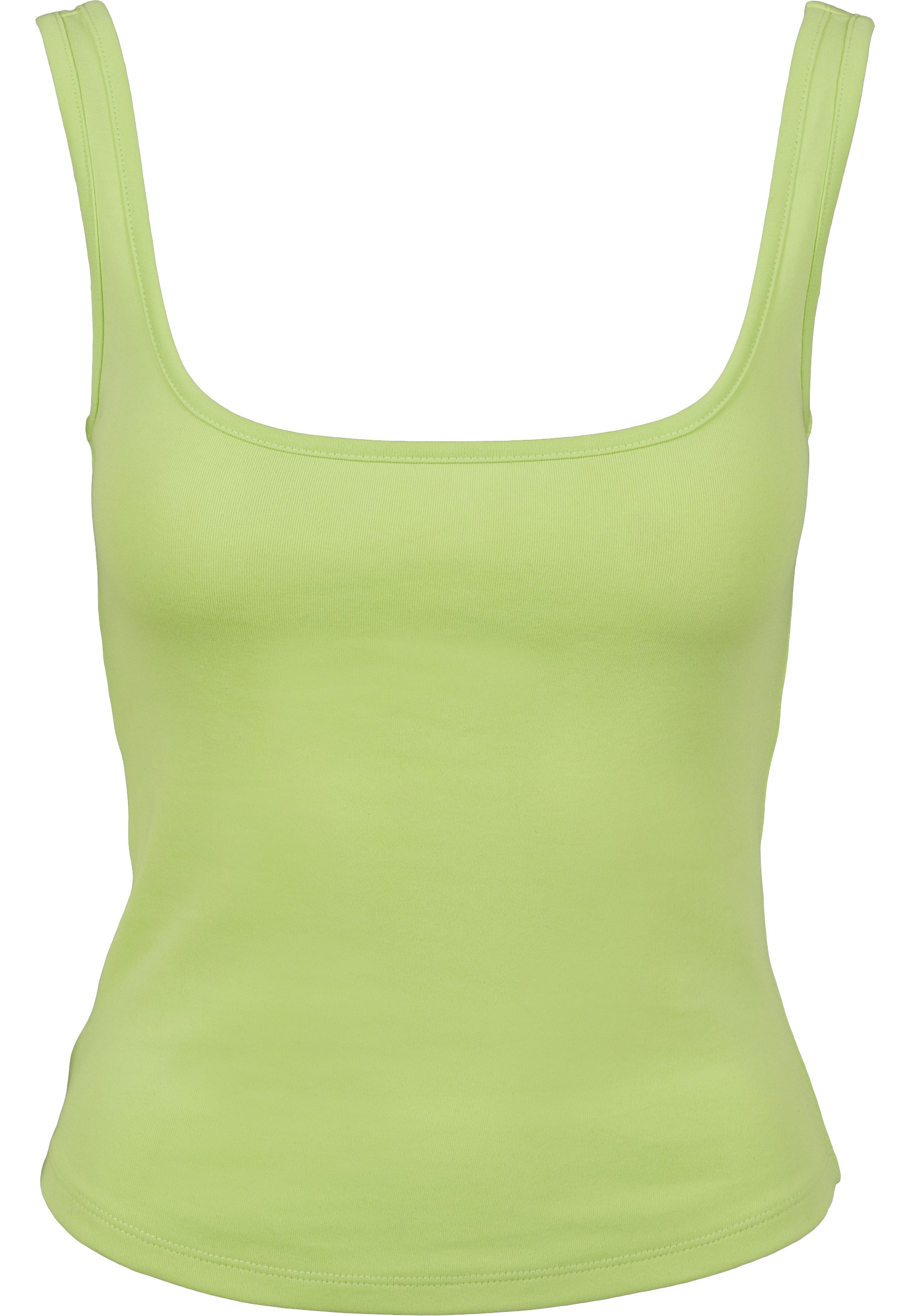 URBAN CLASSICS Tanktop "Urban Classics Damen Ladies Wide Neck Top" 1 Stk. günstig online kaufen